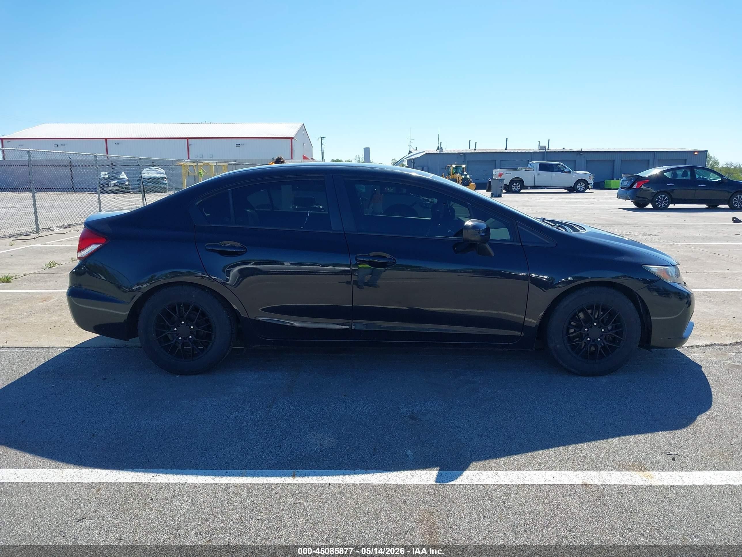 2015 Honda Civic Lx Black vin: 19XFB2F55FE079152