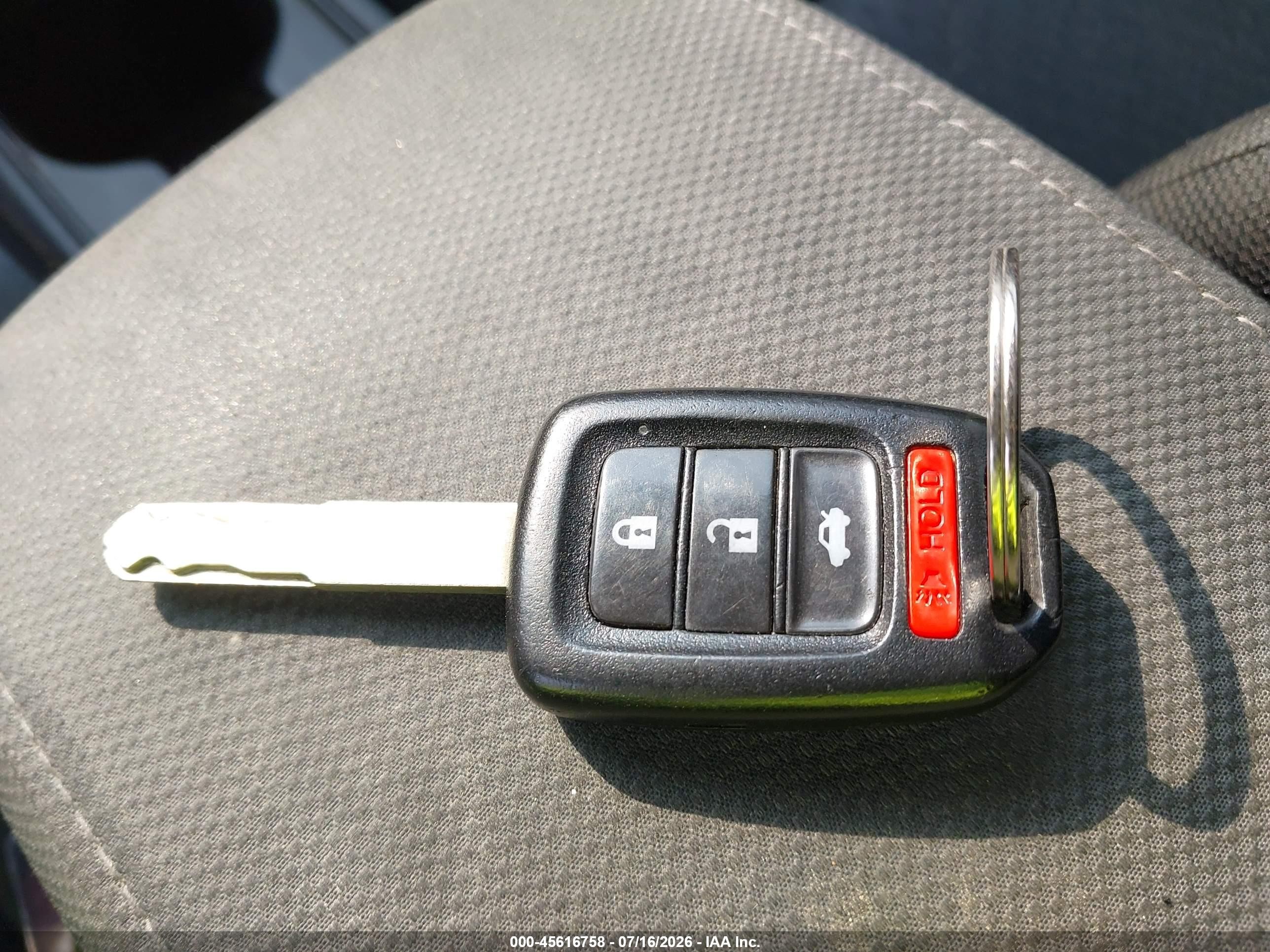 2015 Honda Civic Lx Gray vin: 19XFB2F55FE087414