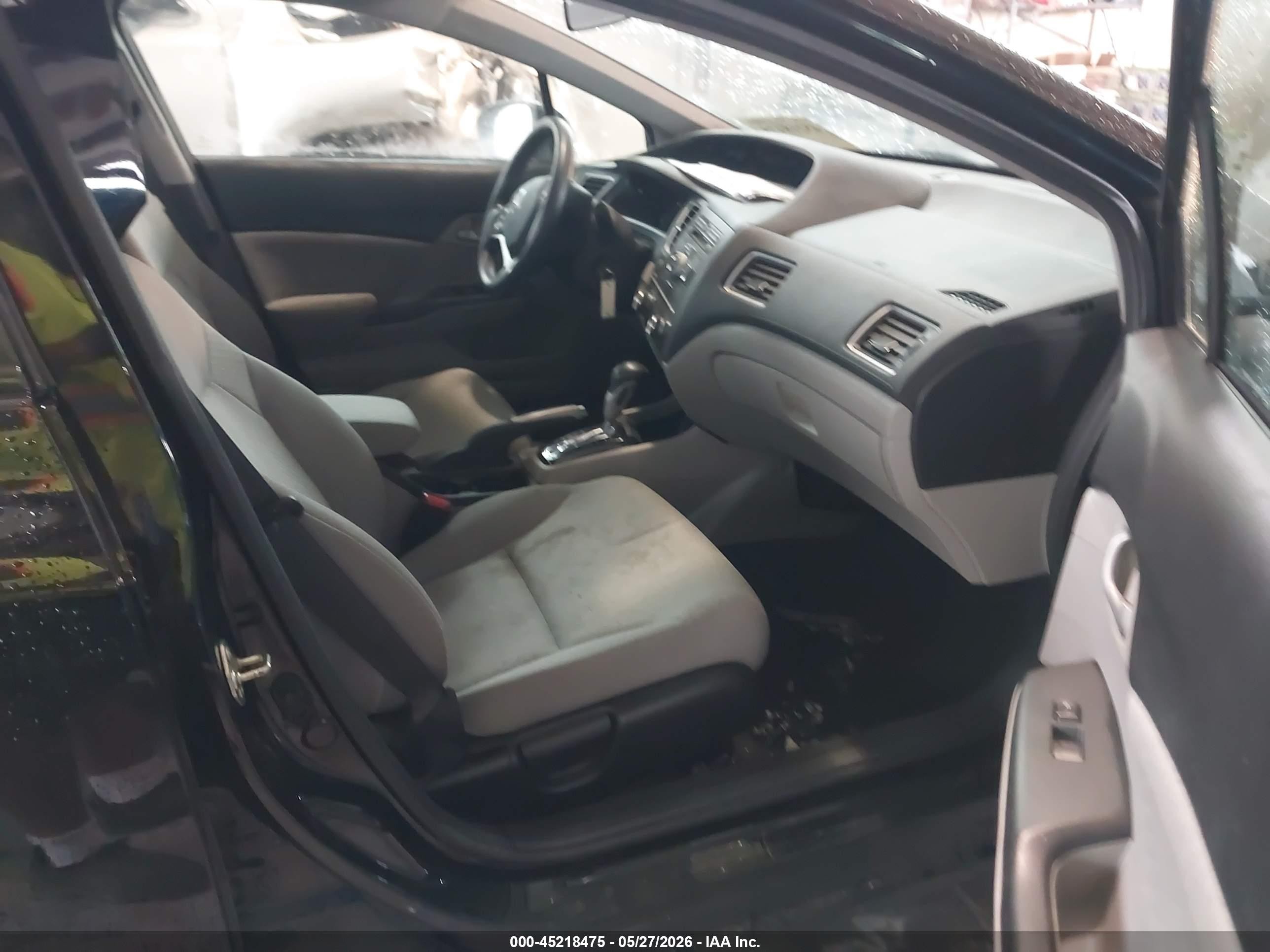 2015 Honda Civic Lx Black vin: 19XFB2F55FE089941