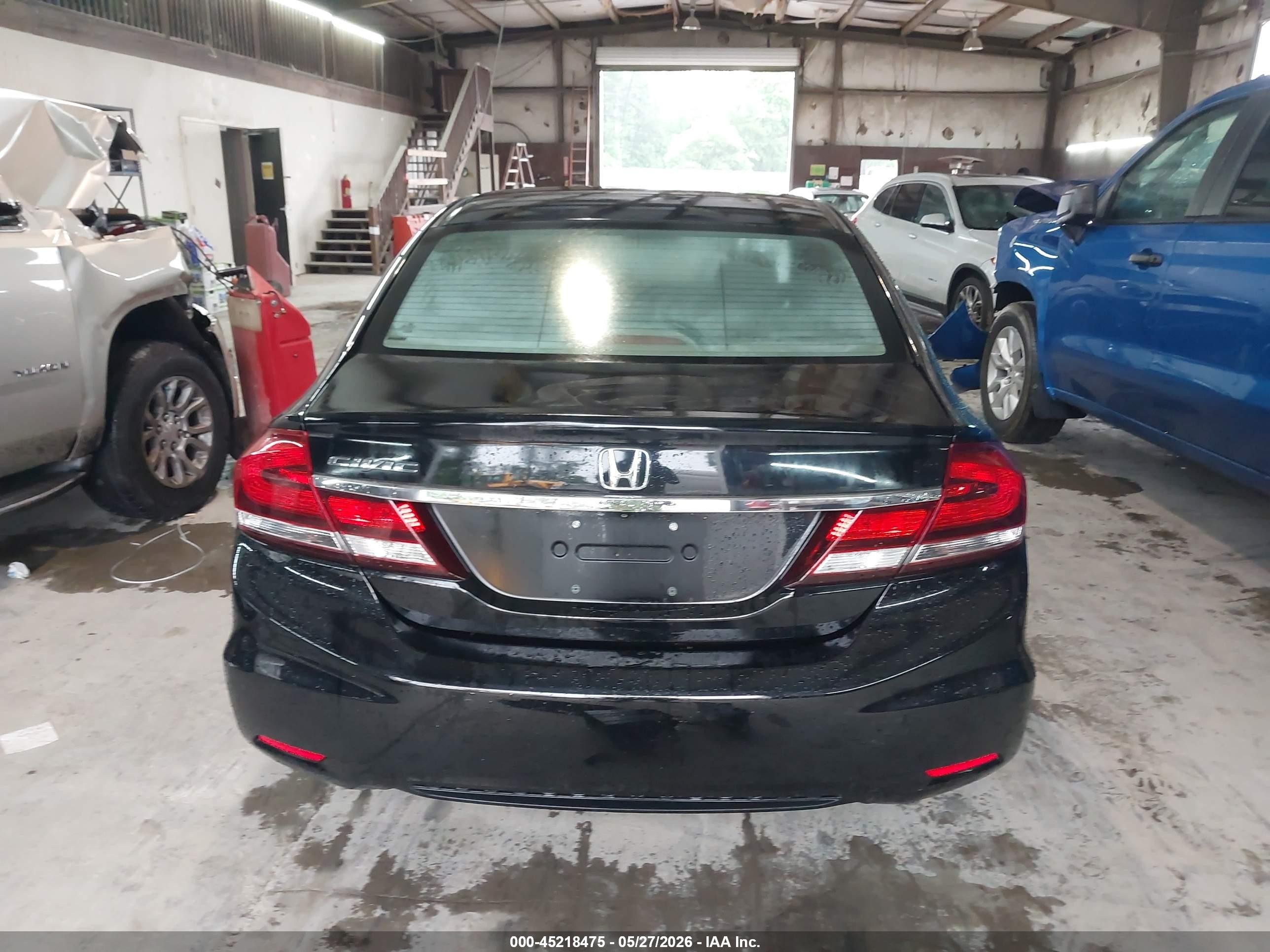 2015 Honda Civic Lx Black vin: 19XFB2F55FE089941