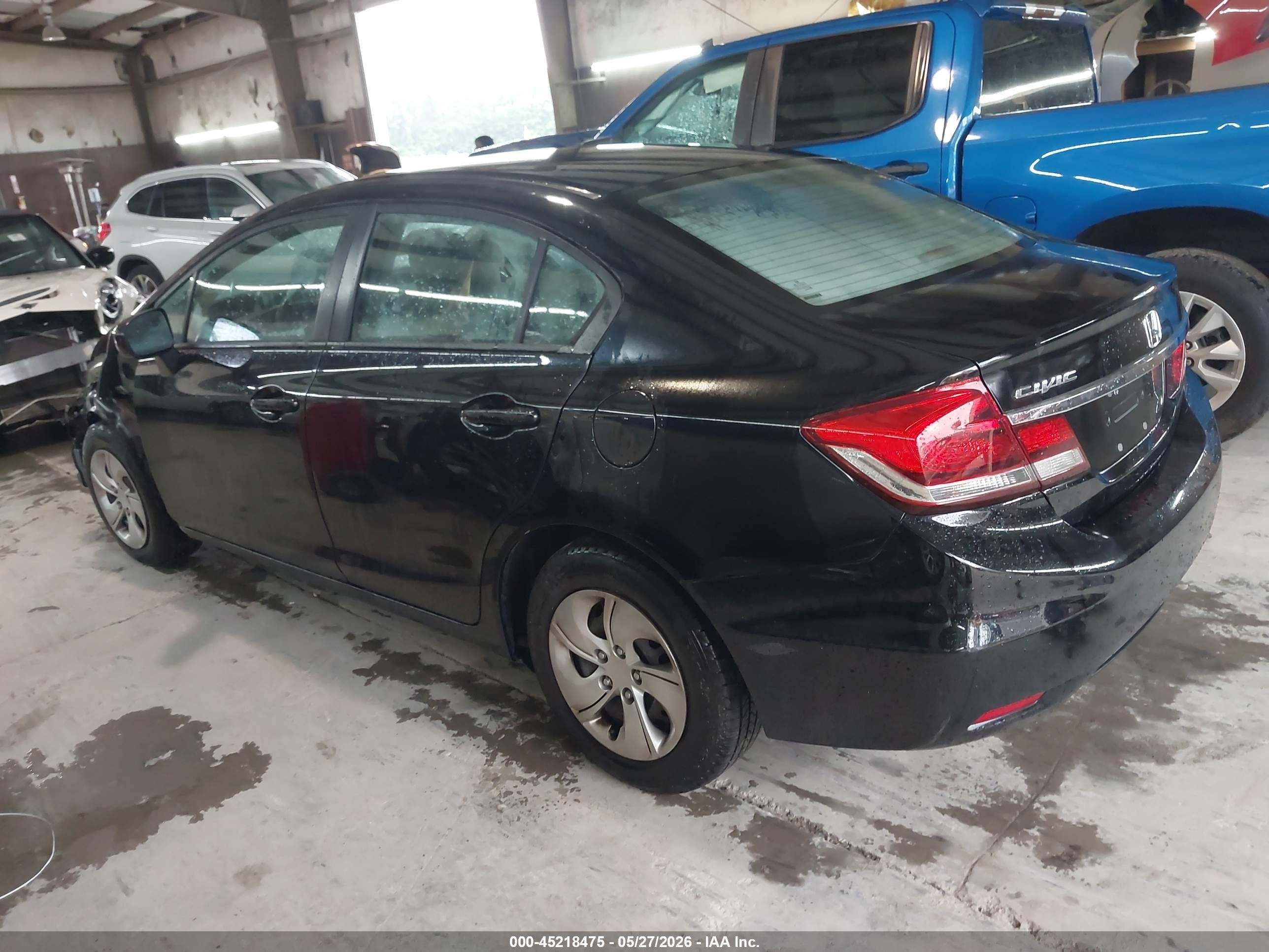 2015 Honda Civic Lx Black vin: 19XFB2F55FE089941