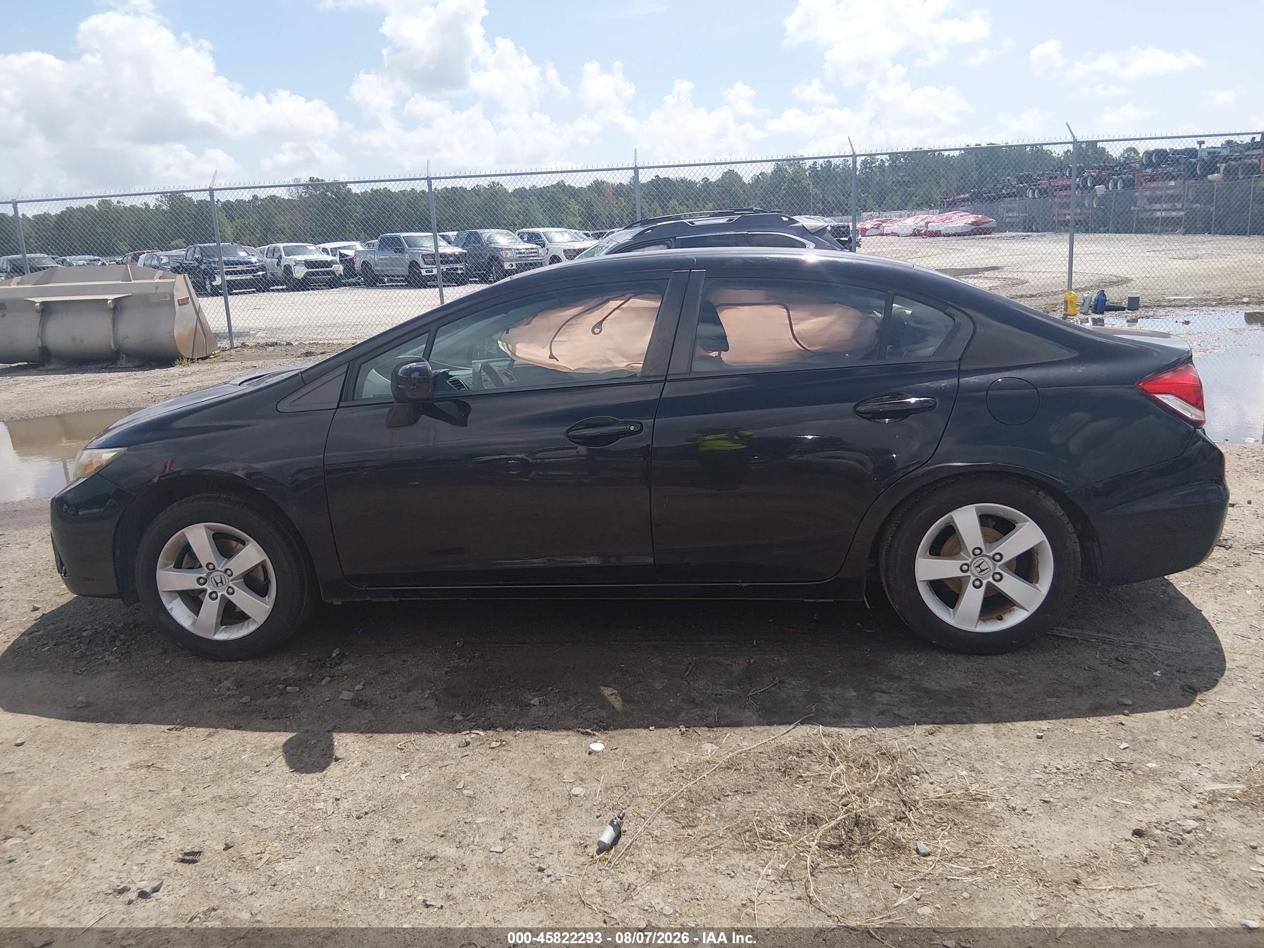 2015 Honda Civic Lx Black vin: 19XFB2F55FE090426