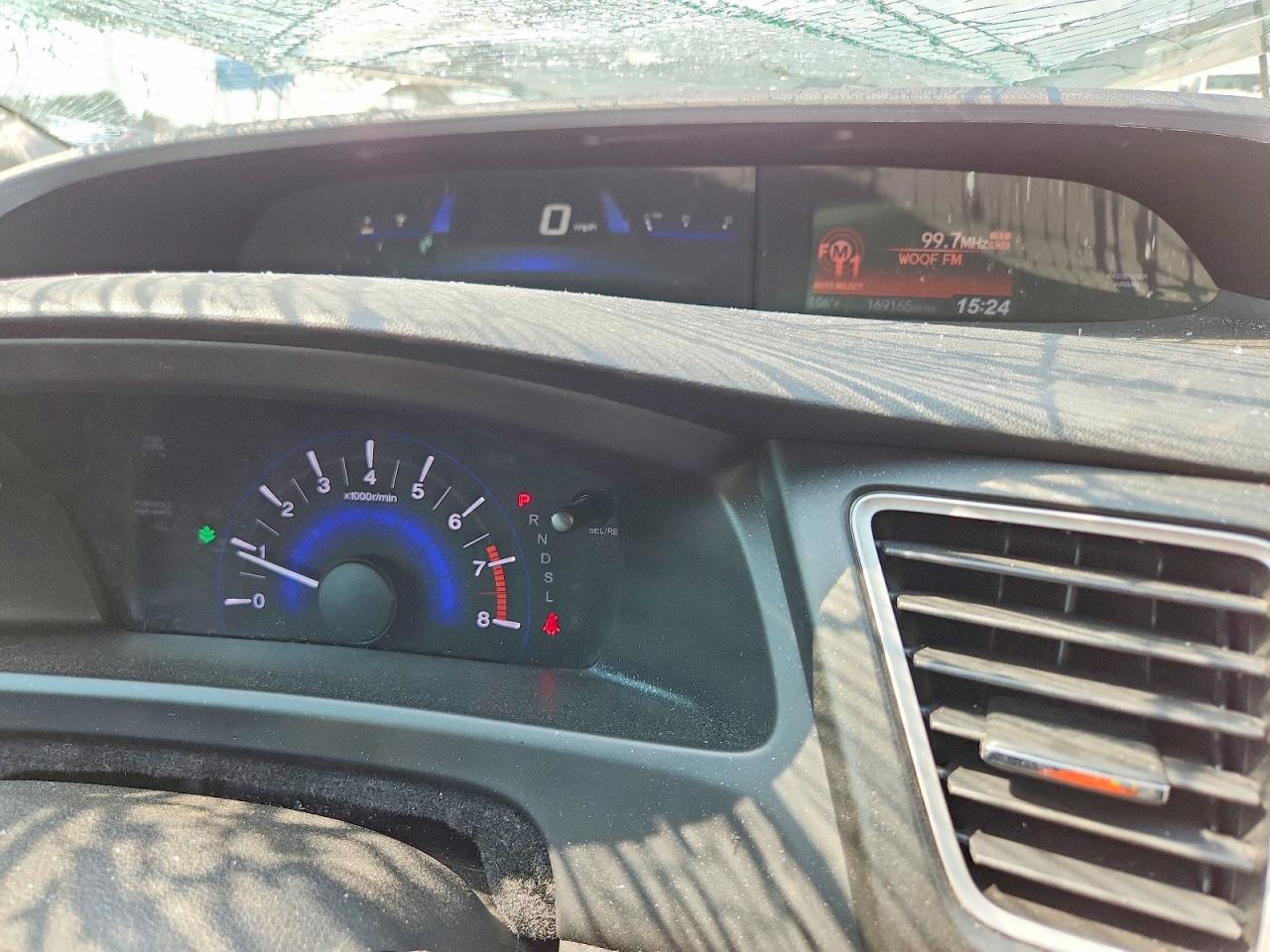 2015 Honda Civic Lx Серый vin: 19XFB2F55FE099983