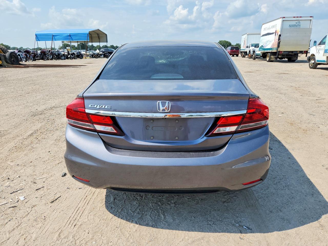 2015 Honda Civic Lx Серый vin: 19XFB2F55FE099983
