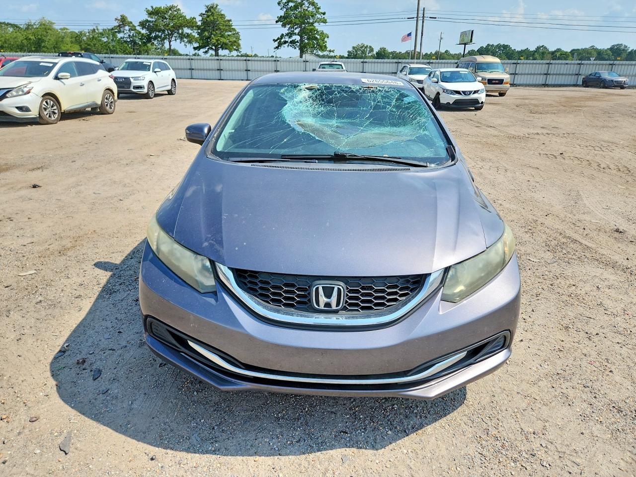 2015 Honda Civic Lx Серый vin: 19XFB2F55FE099983