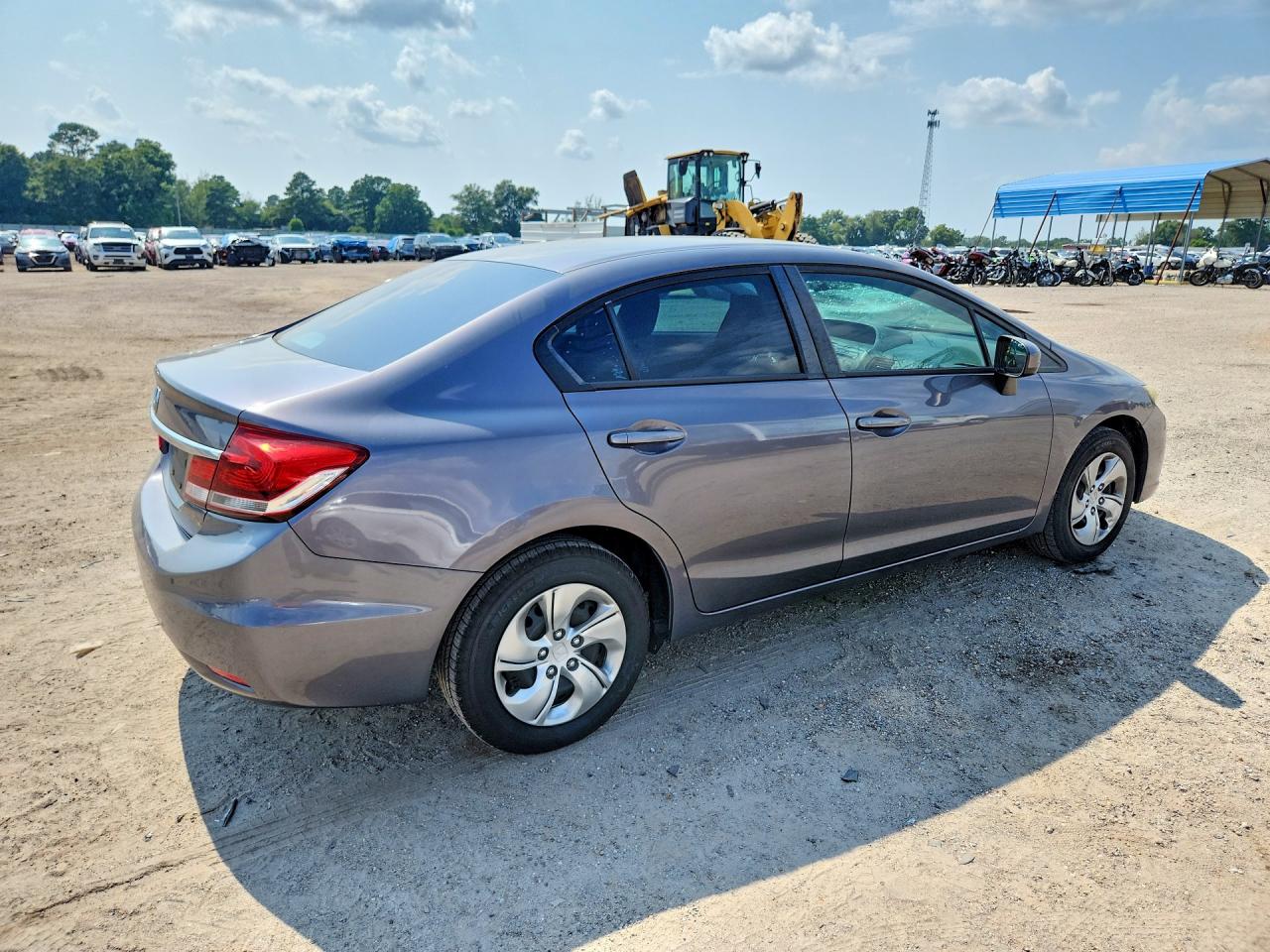 2015 Honda Civic Lx Серый vin: 19XFB2F55FE099983