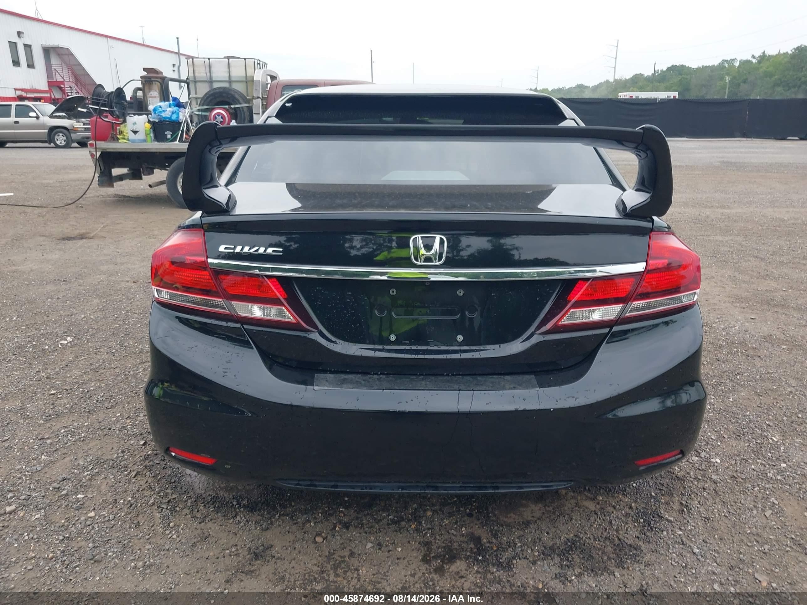 2015 Honda Civic Lx Black vin: 19XFB2F55FE110478