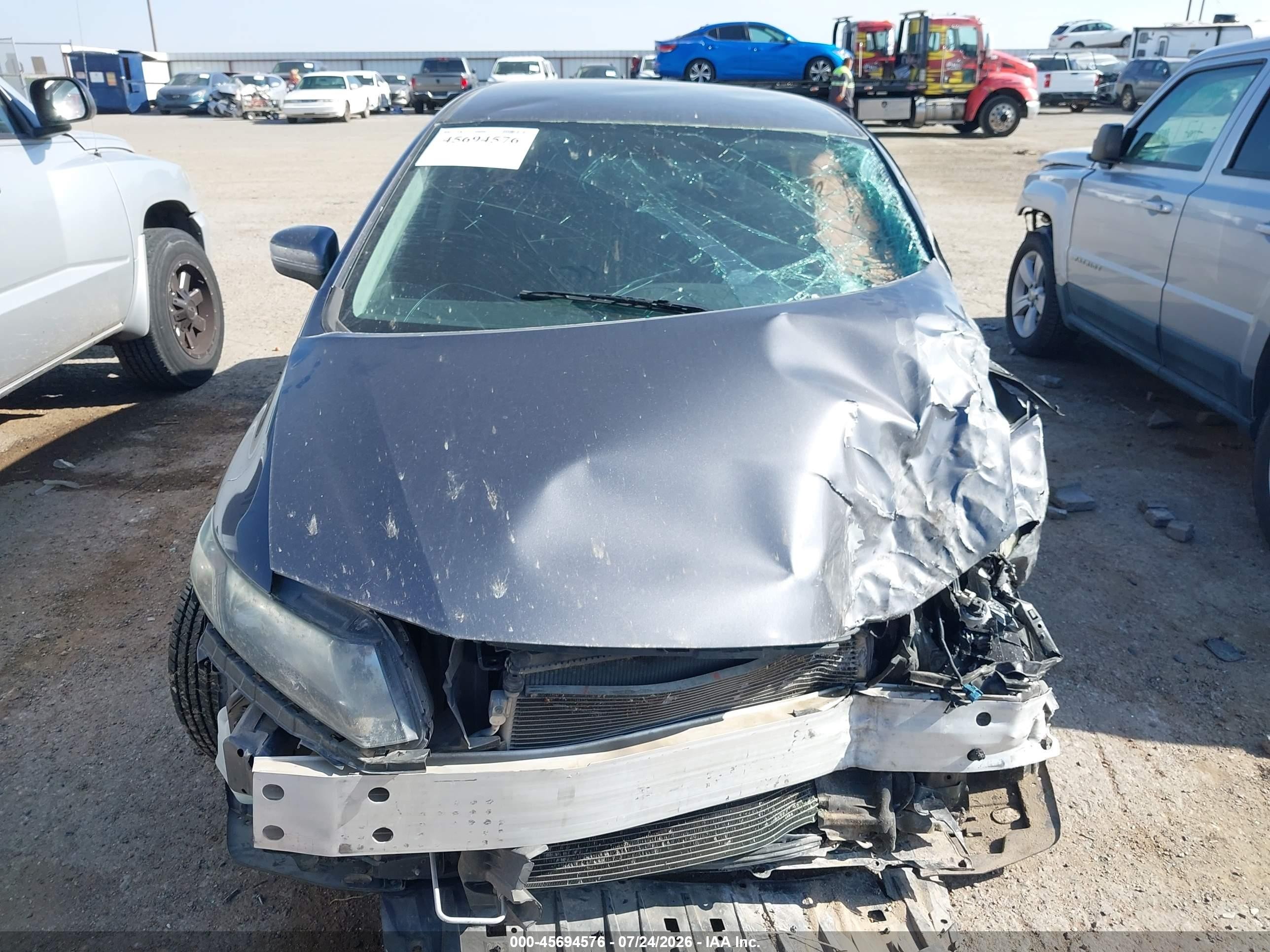 2015 Honda Civic Lx Gray vin: 19XFB2F55FE120797