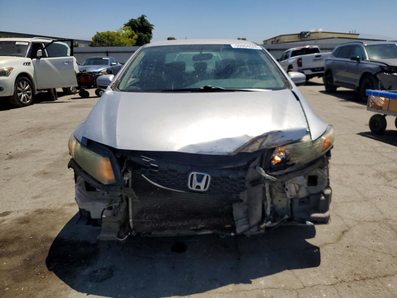 2015 Honda Civic Lx Silver vin: 19XFB2F55FE207115