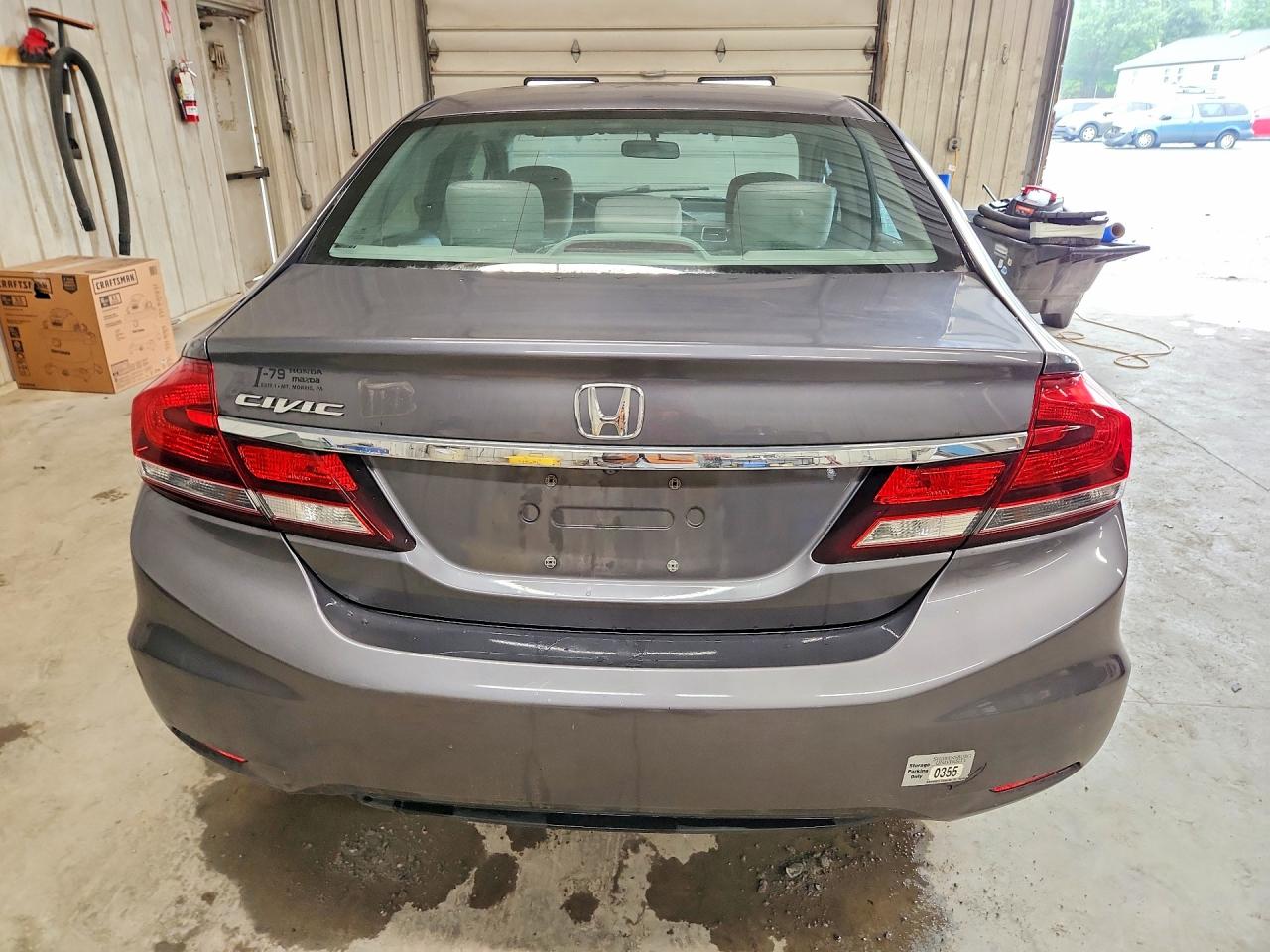 2015 Honda Civic Lx Угольный vin: 19XFB2F55FE221533