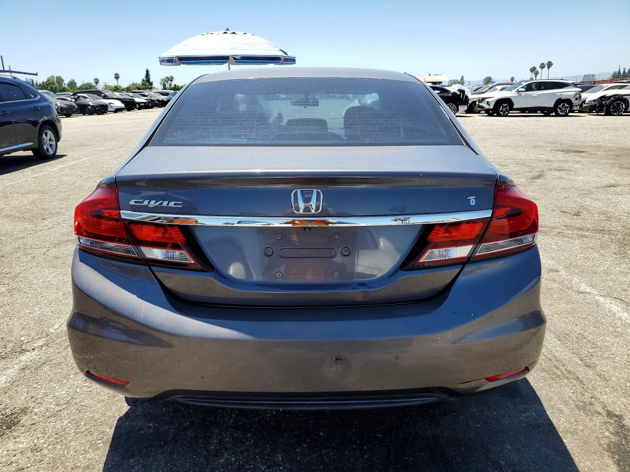 2015 Honda Civic Lx Gray vin: 19XFB2F55FE226702