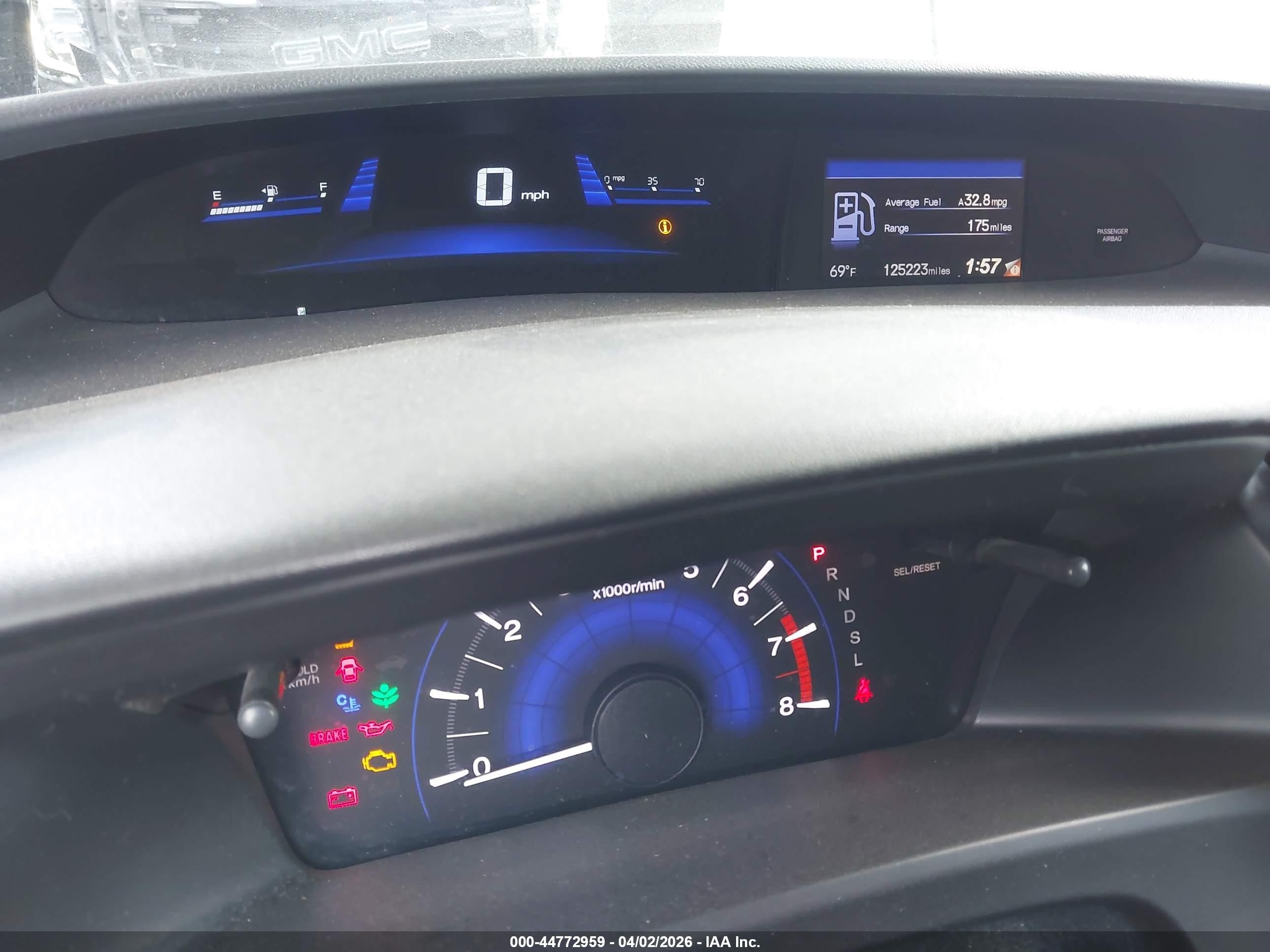 2015 Honda Civic Lx Gray vin: 19XFB2F55FE233648