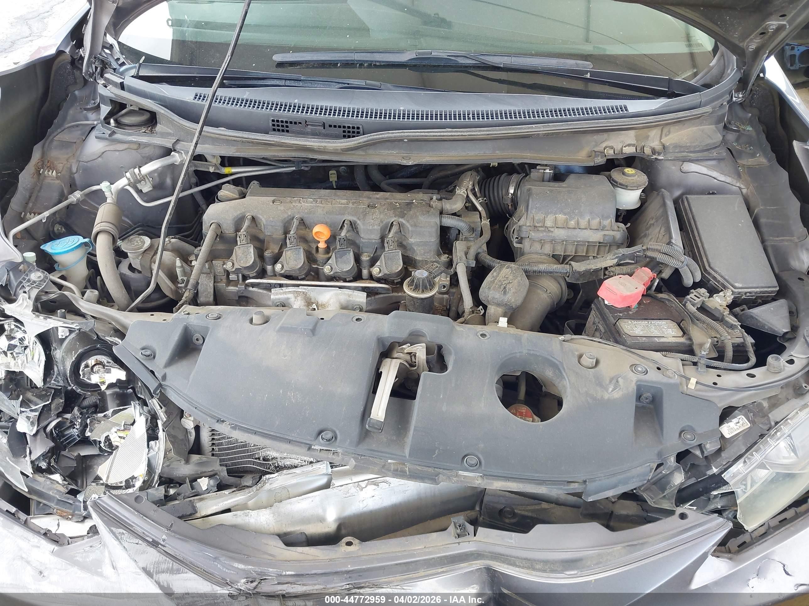 2015 Honda Civic Lx Gray vin: 19XFB2F55FE233648