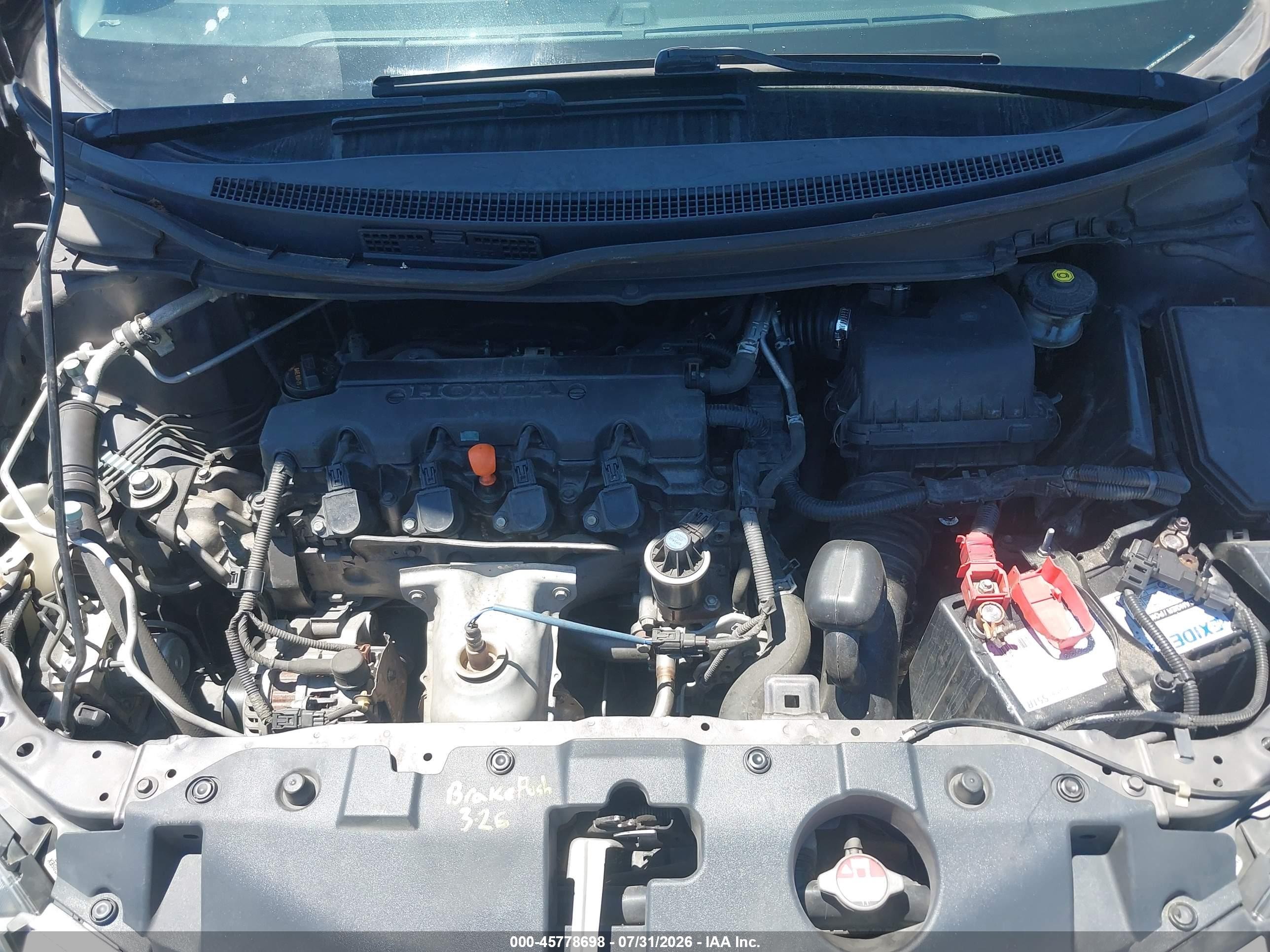2015 Honda Civic Lx Gray vin: 19XFB2F55FE246416