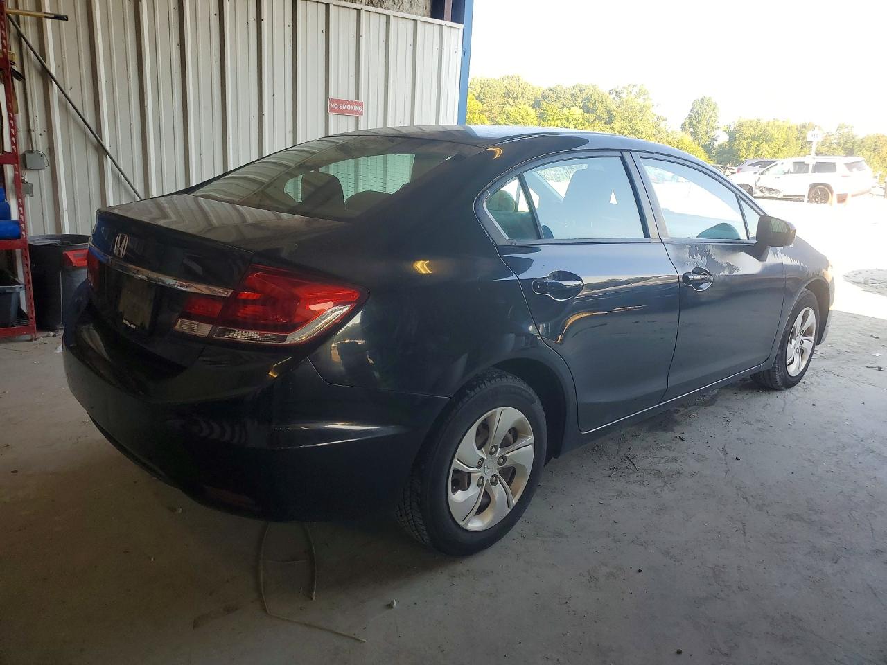 2015 Honda Civic Lx Black vin: 19XFB2F55FE250207