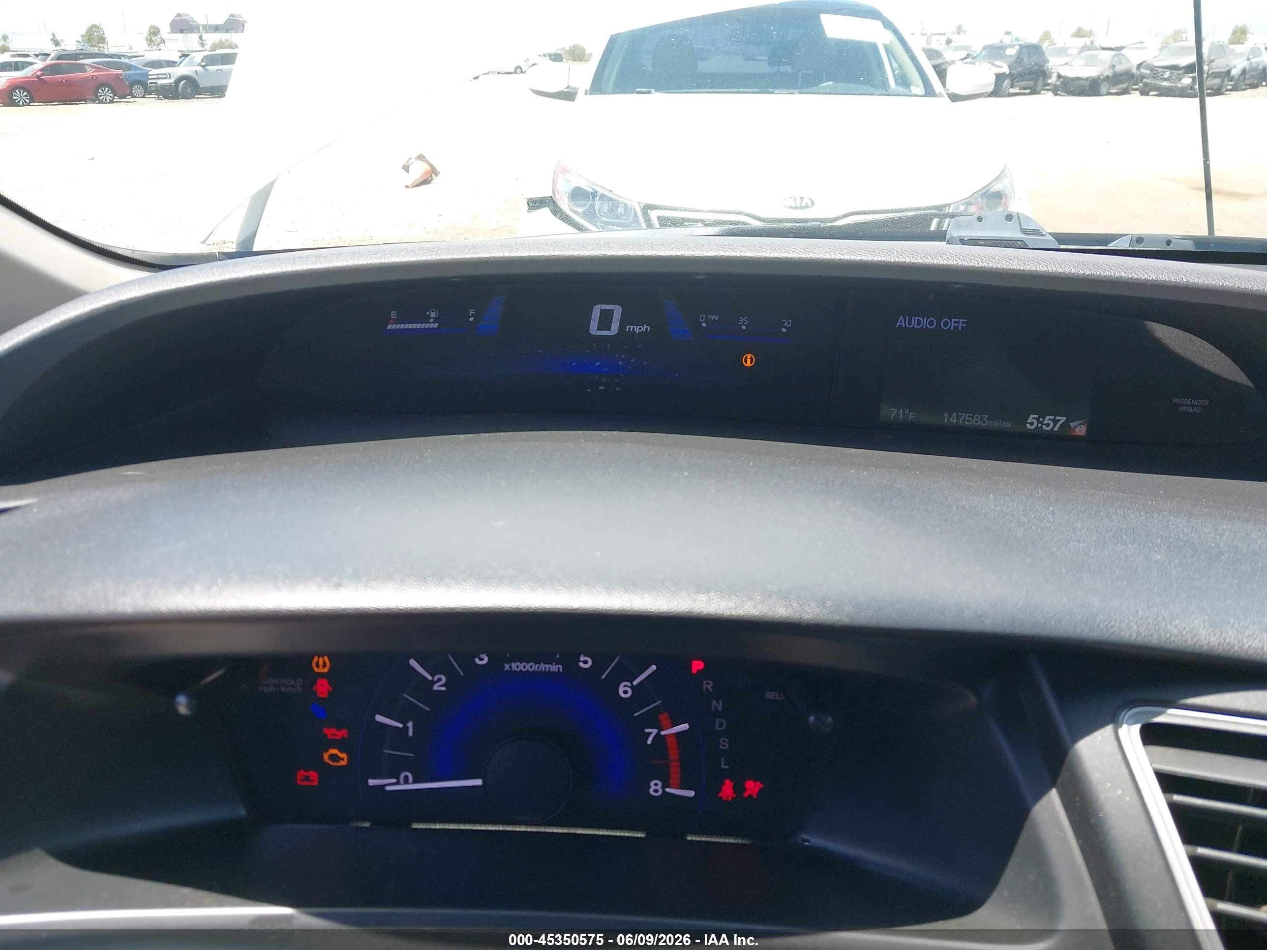 2015 Honda Civic Lx White vin: 19XFB2F55FE253768