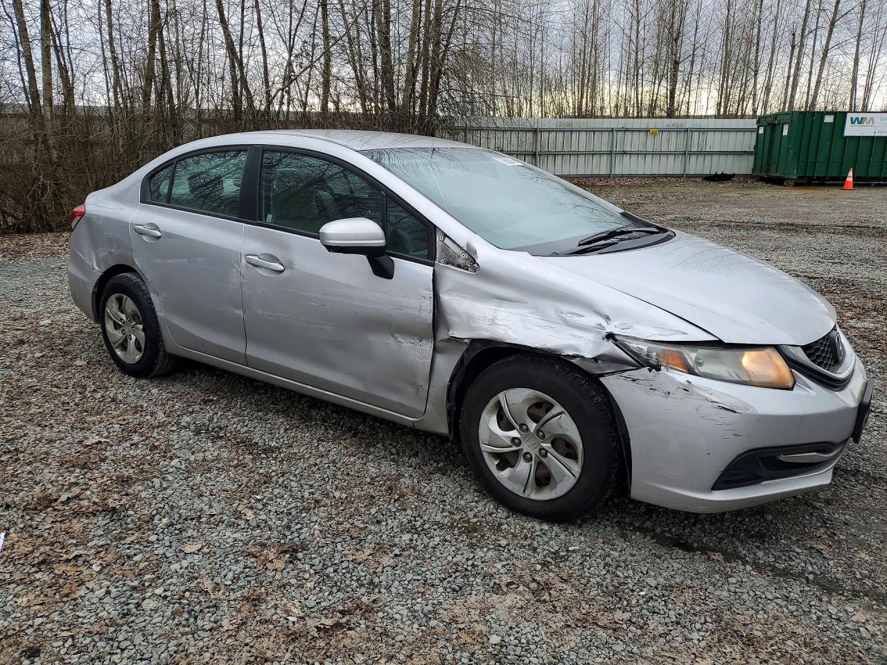 2015 Honda Civic Lx Silver vin: 19XFB2F55FE253821