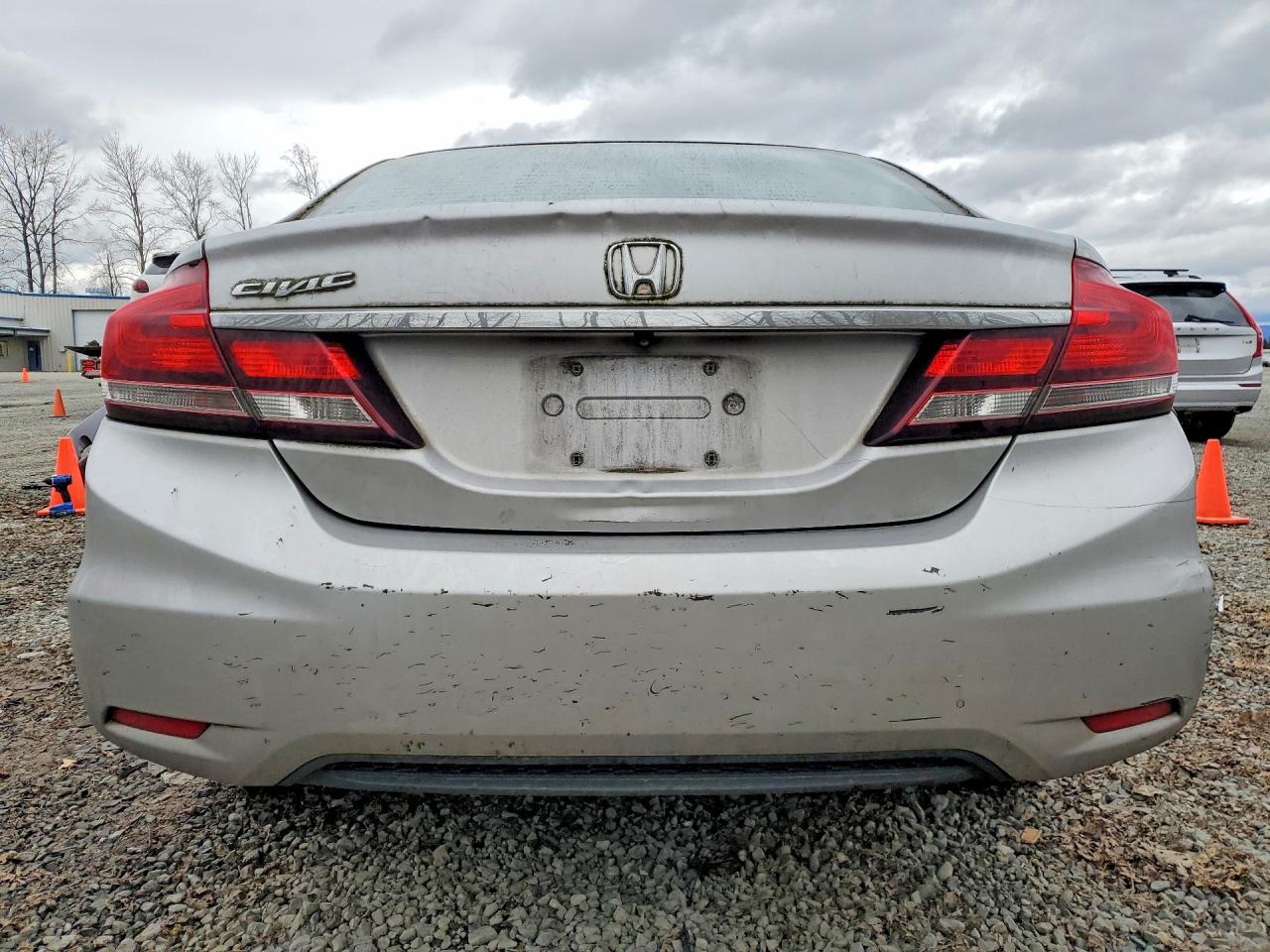 2015 Honda Civic Lx Silver vin: 19XFB2F55FE253821