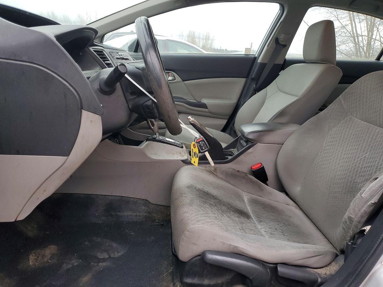2015 Honda Civic Lx Silver vin: 19XFB2F55FE253821