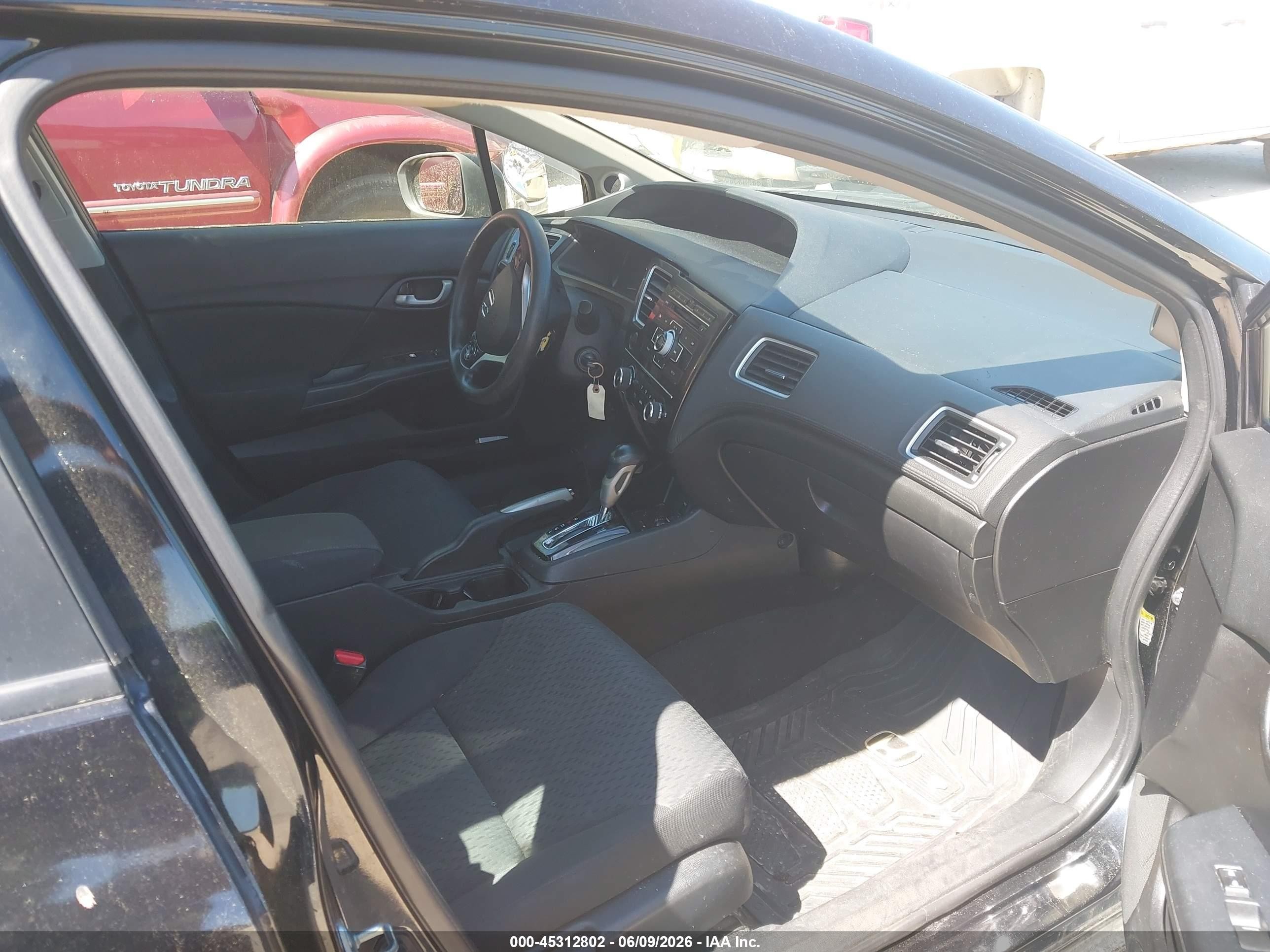 2015 Honda Civic Lx Black vin: 19XFB2F55FE259425