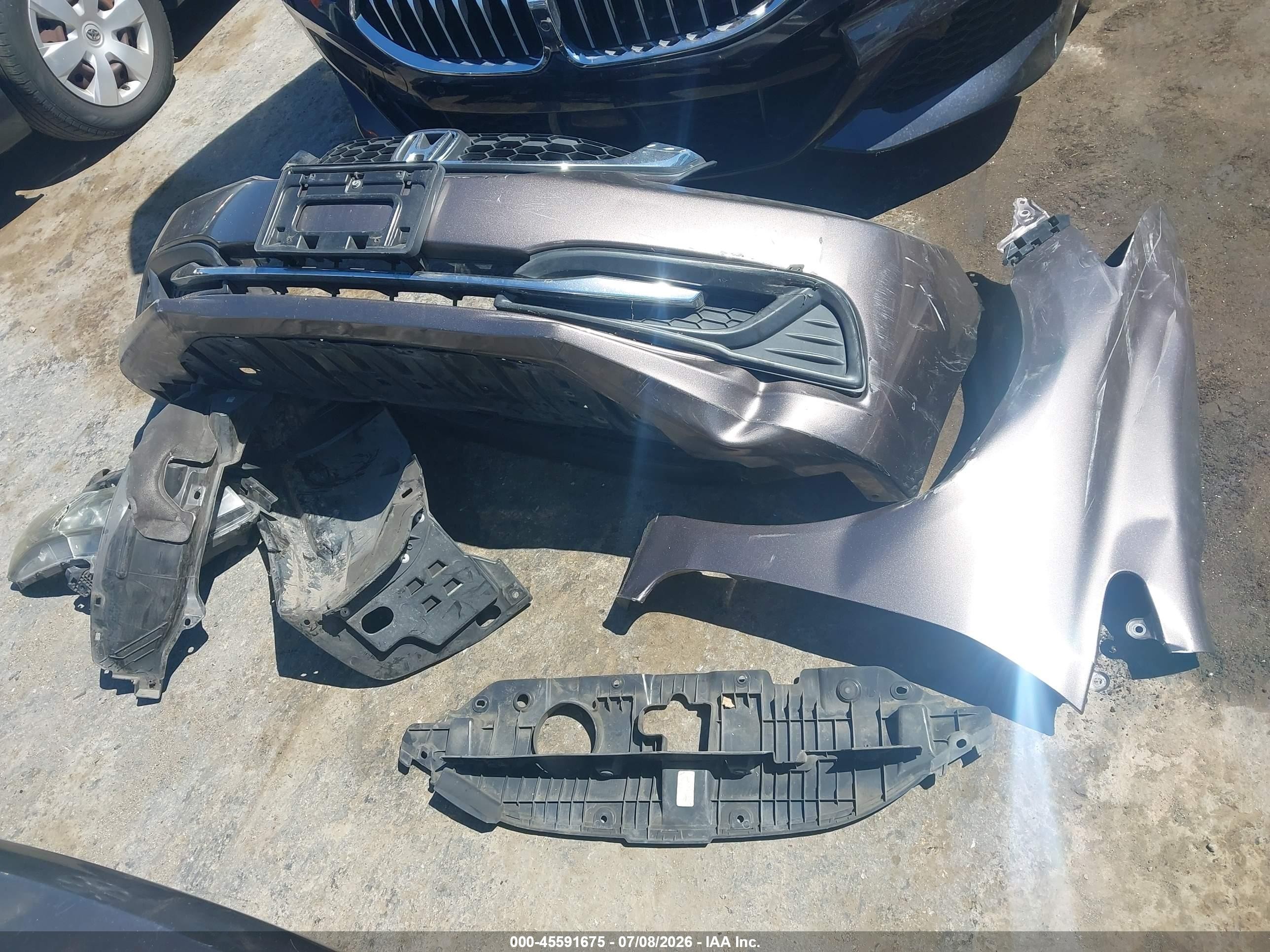 2015 Honda Civic Lx Серый vin: 19XFB2F55FE261479