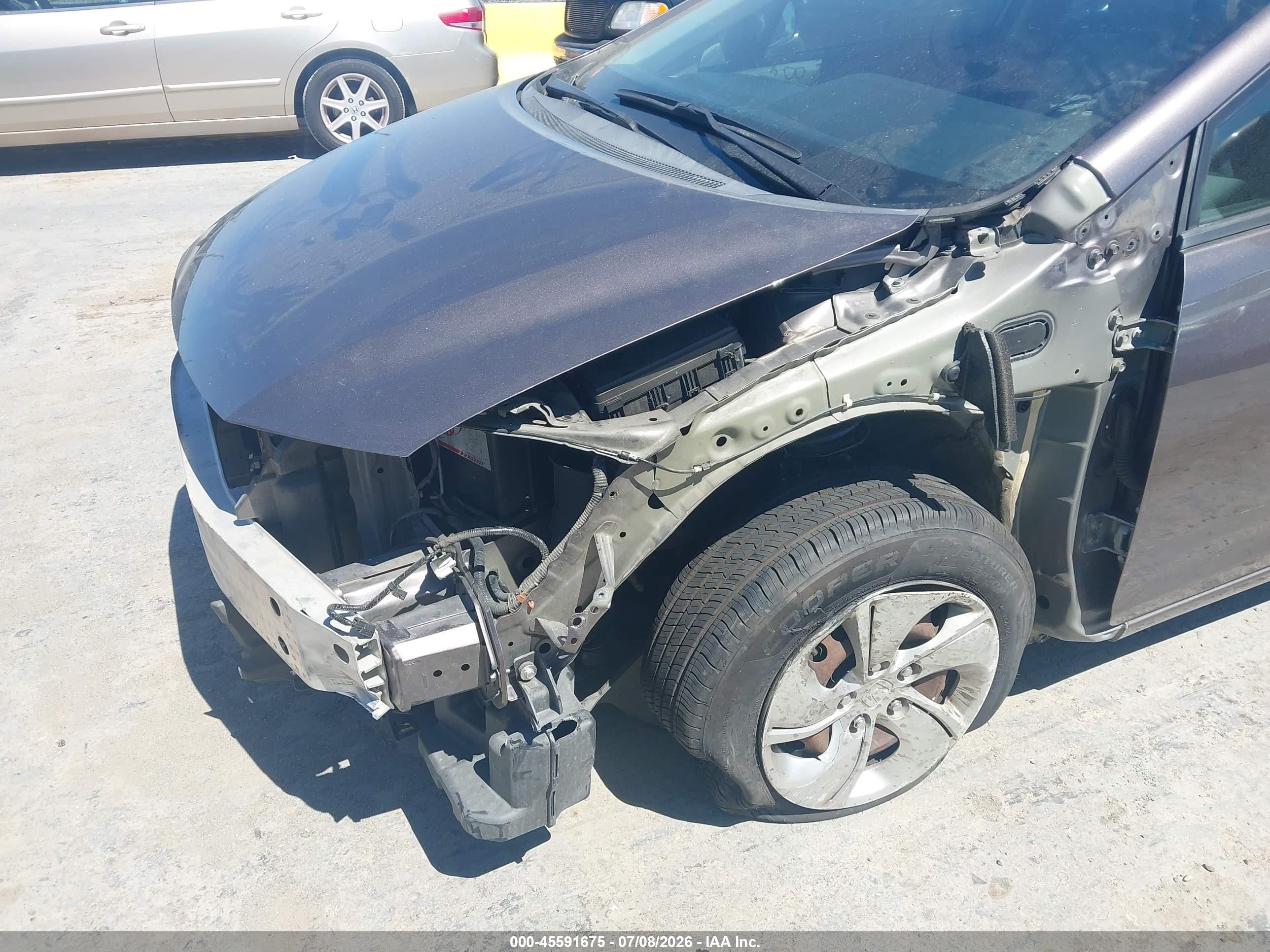 2015 Honda Civic Lx Серый vin: 19XFB2F55FE261479