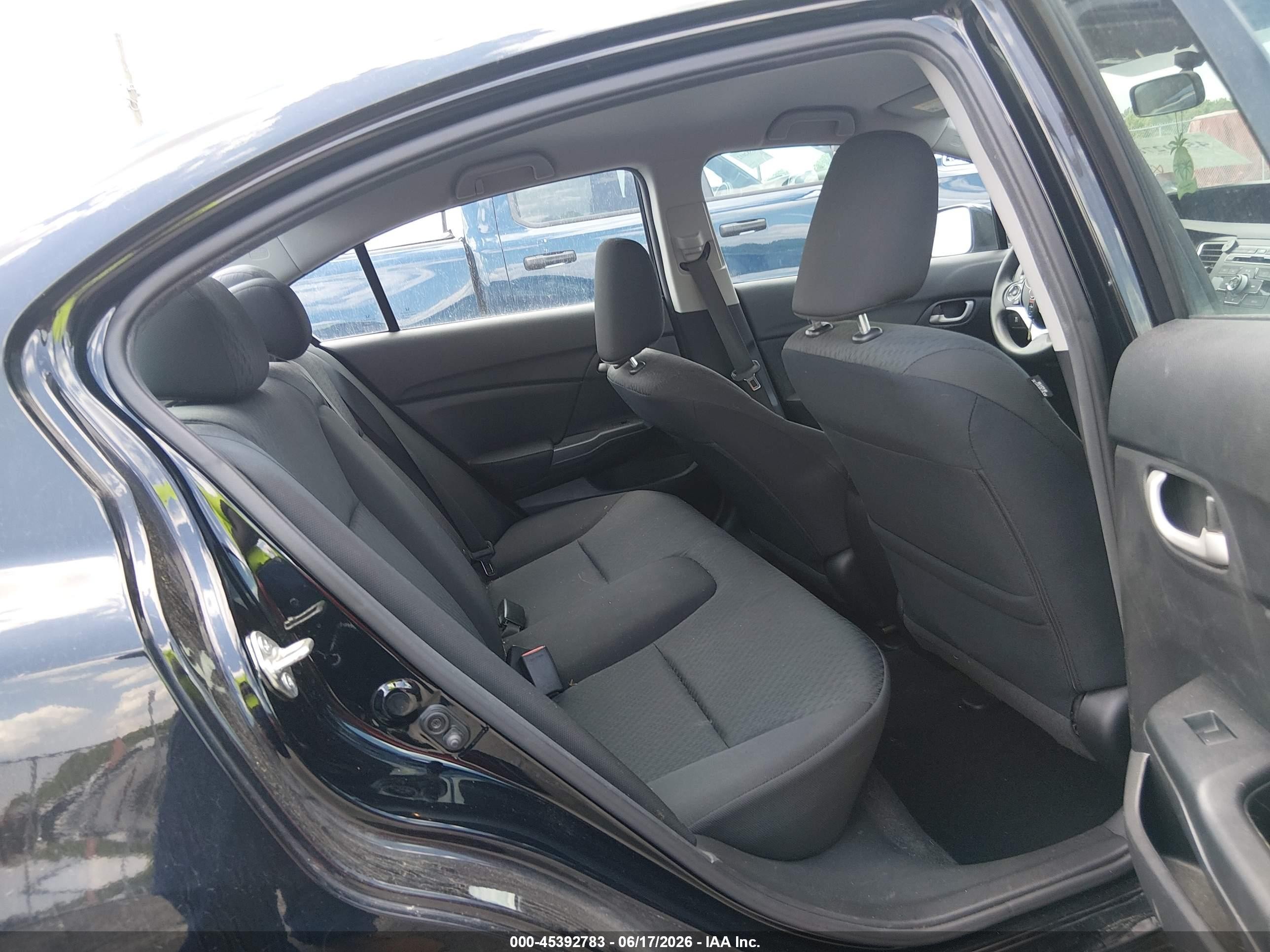 2015 Honda Civic Lx Black vin: 19XFB2F55FE268447