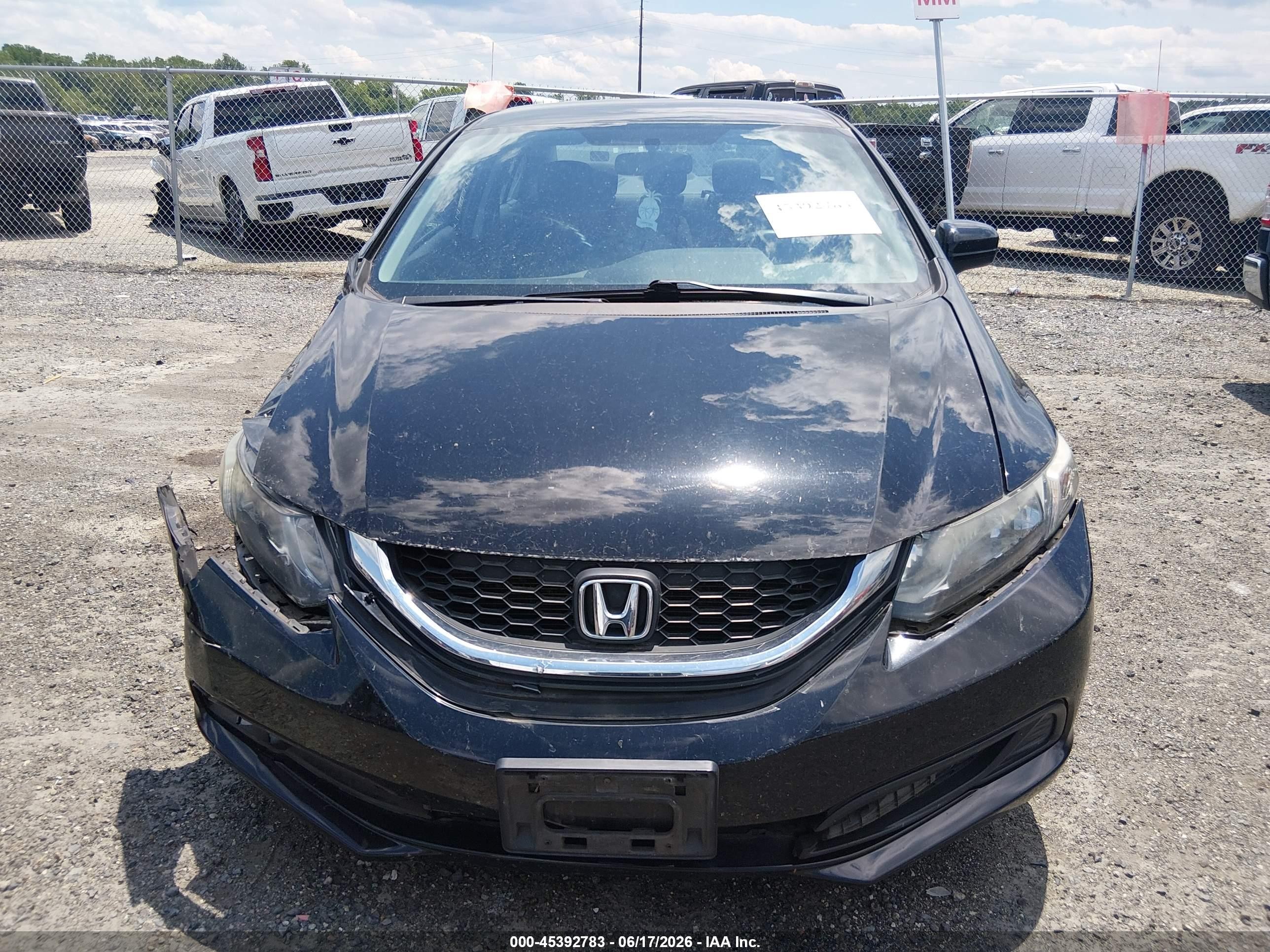 2015 Honda Civic Lx Black vin: 19XFB2F55FE268447