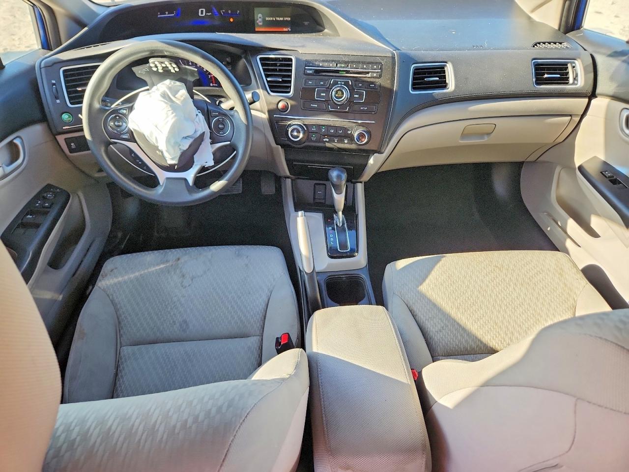 2015 Honda Civic Lx Blue vin: 19XFB2F55FE272868