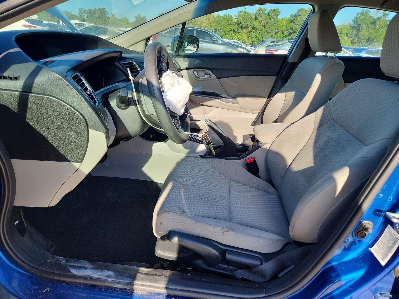 2015 Honda Civic Lx Blue vin: 19XFB2F55FE272868