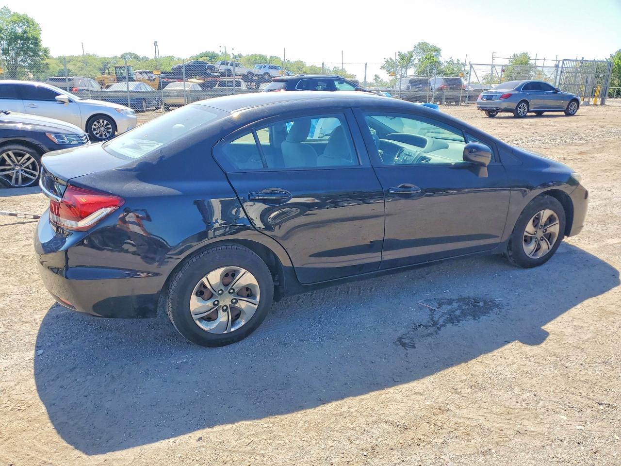 2015 Honda Civic Lx Черный vin: 19XFB2F55FE278802