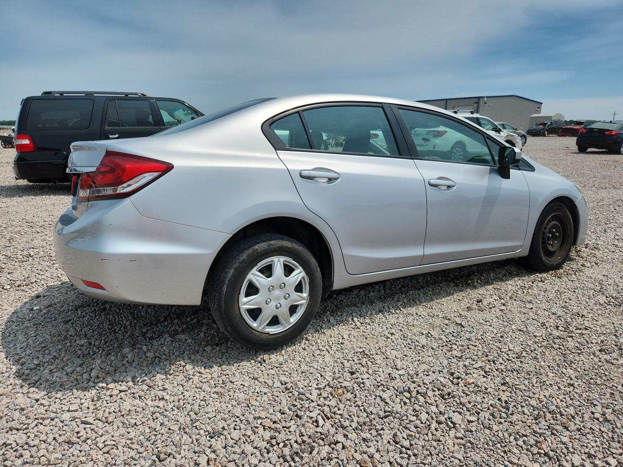 2015 Honda Civic Lx Серебряный vin: 19XFB2F55FE280016