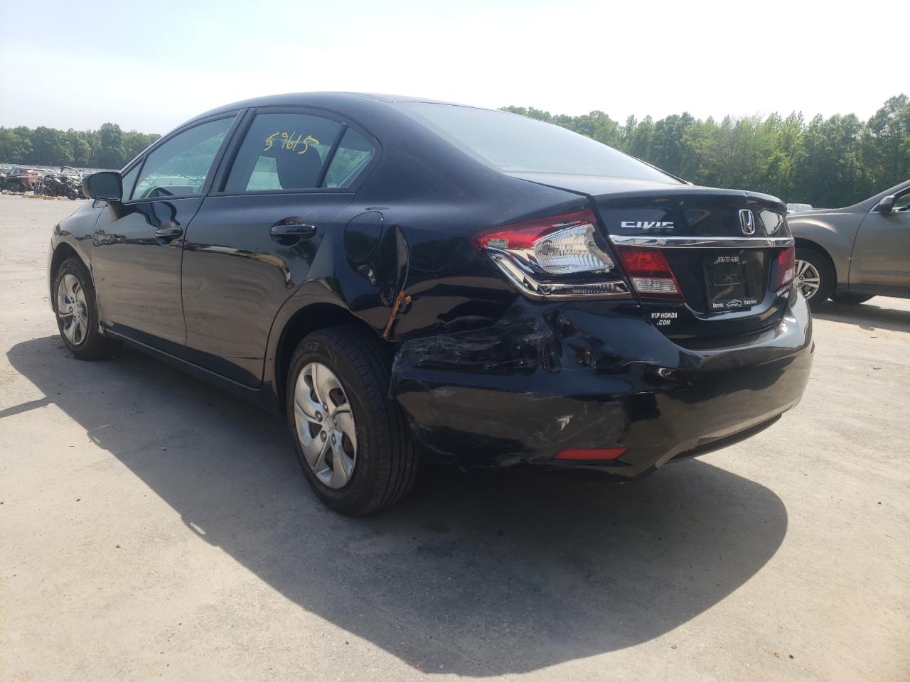 2015 Honda Civic Lx Черный vin: 19XFB2F55FE281148