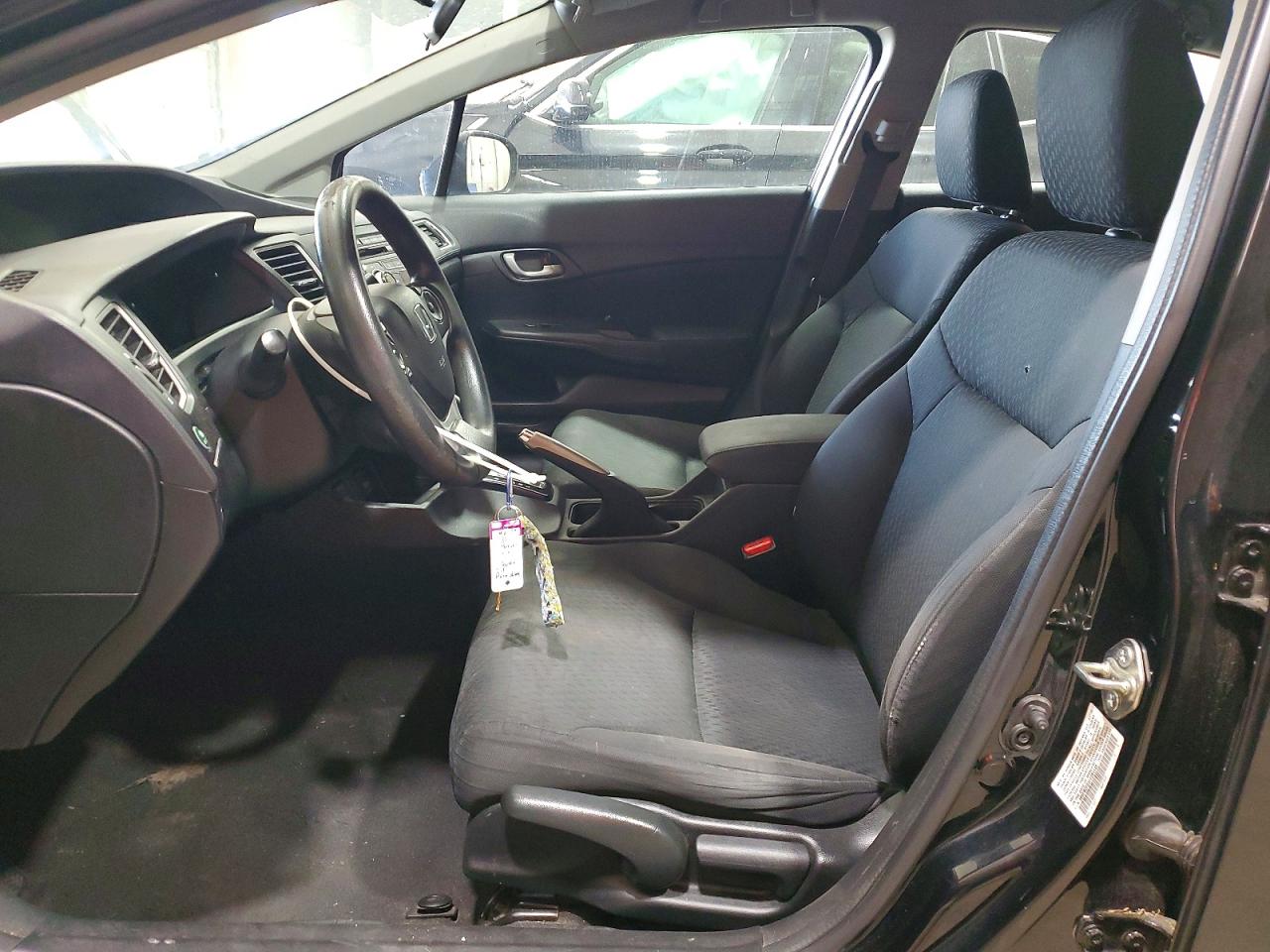 2015 Honda Civic Lx Black vin: 19XFB2F55FE281148