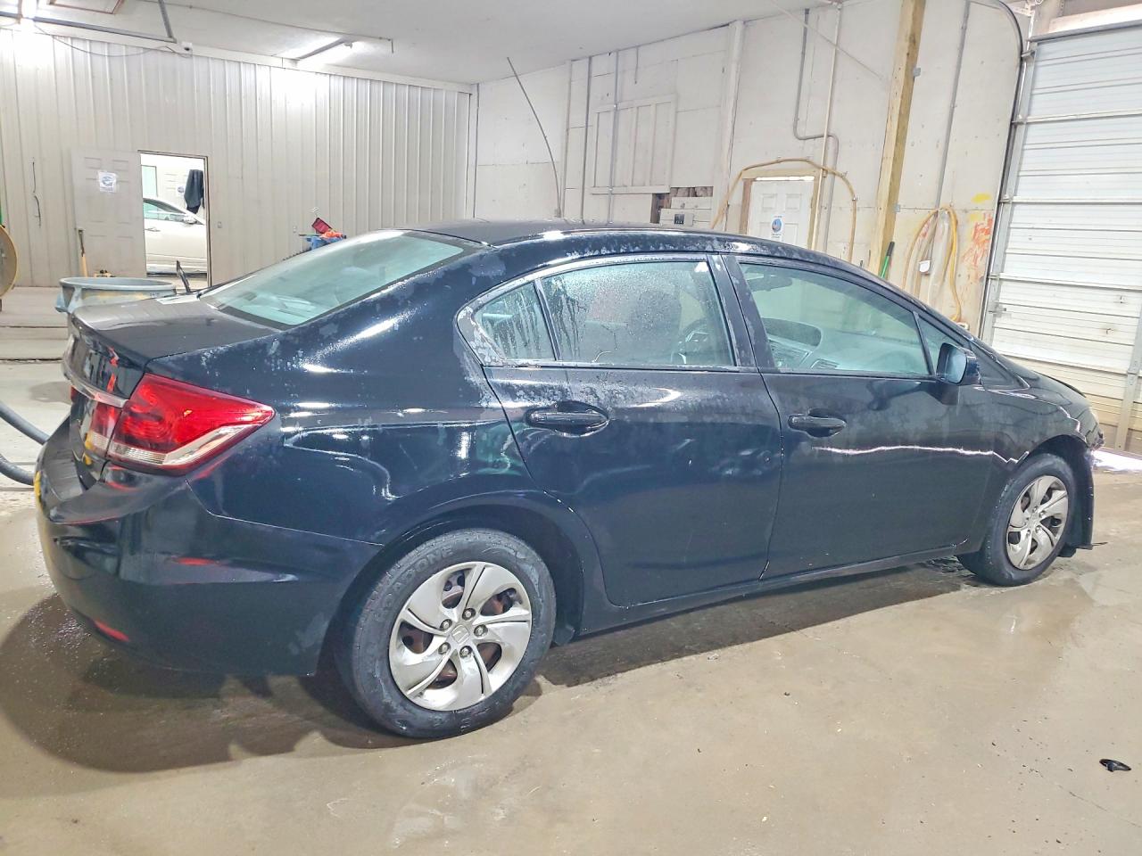 2015 Honda Civic Lx Black vin: 19XFB2F55FE281148