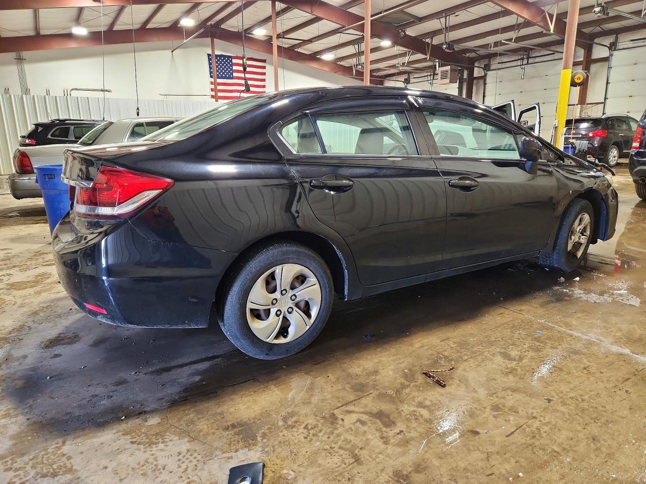 2015 Honda Civic Lx Черный vin: 19XFB2F55FE285040