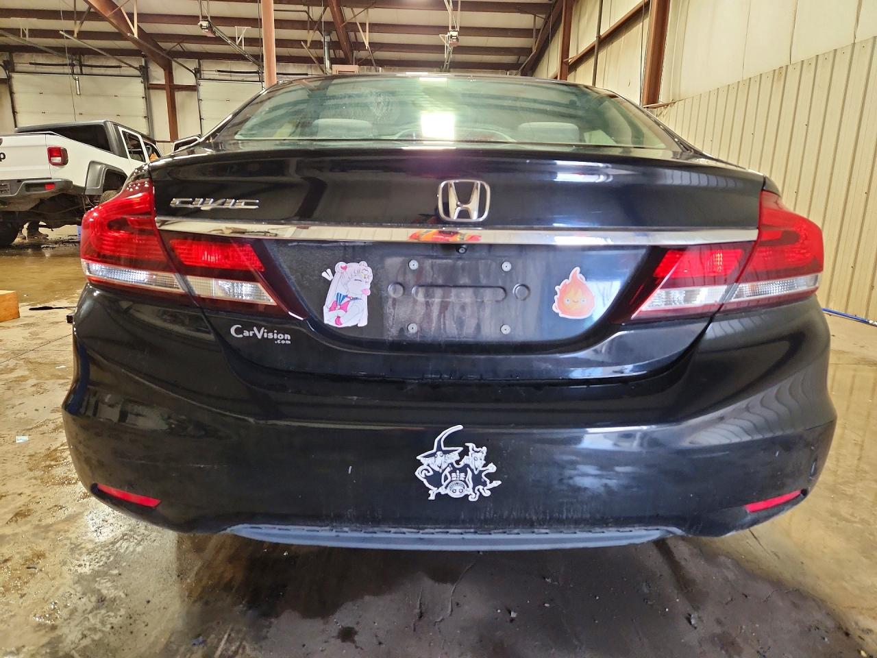 2015 Honda Civic Lx Черный vin: 19XFB2F55FE285040