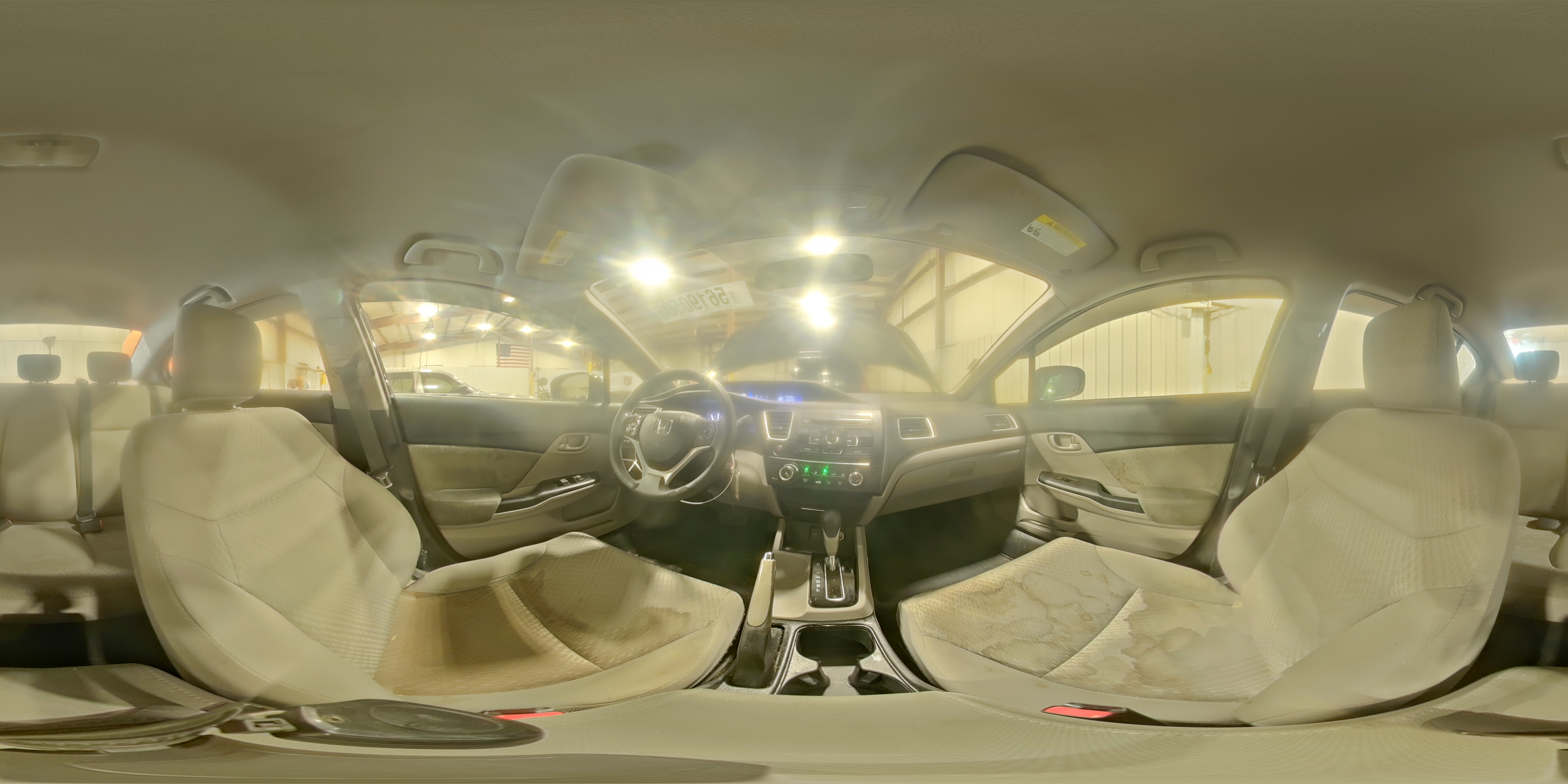 2015 Honda Civic Lx Черный vin: 19XFB2F55FE285040
