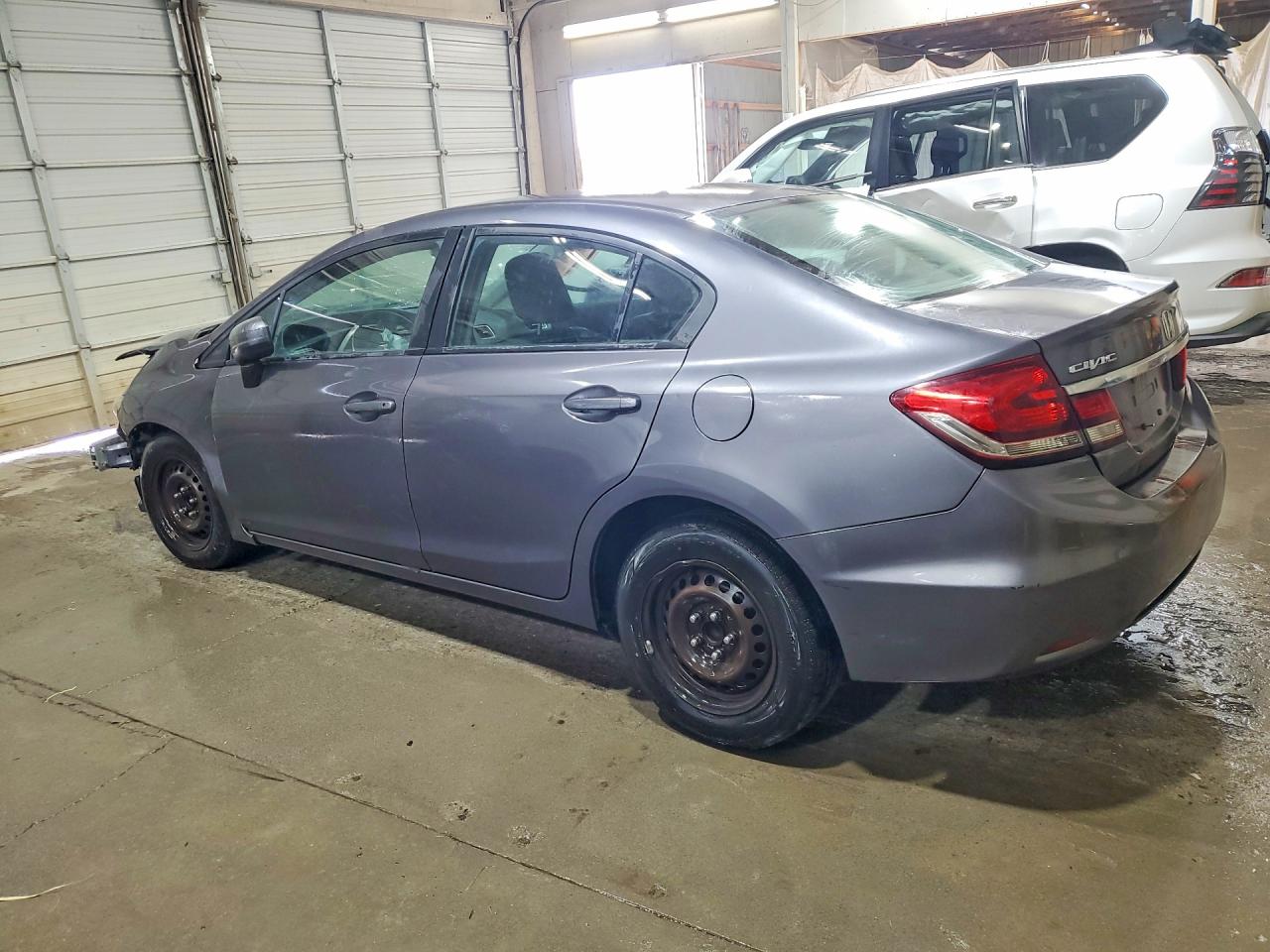 2015 Honda Civic Lx Gray vin: 19XFB2F55FE298113