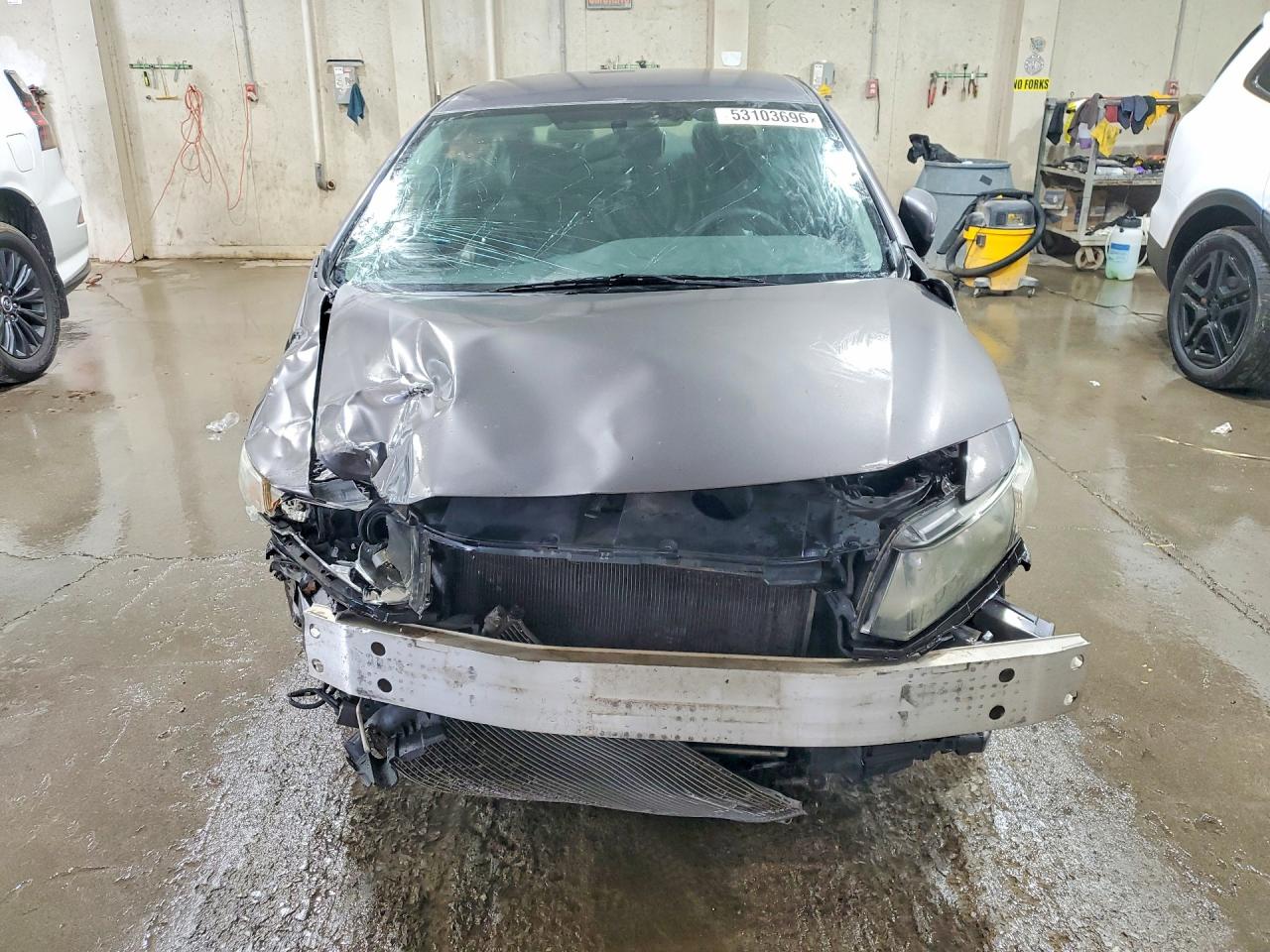 2015 Honda Civic Lx Gray vin: 19XFB2F55FE298113