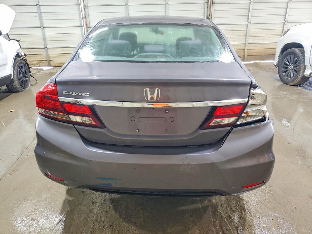 2015 Honda Civic Lx Gray vin: 19XFB2F55FE298113