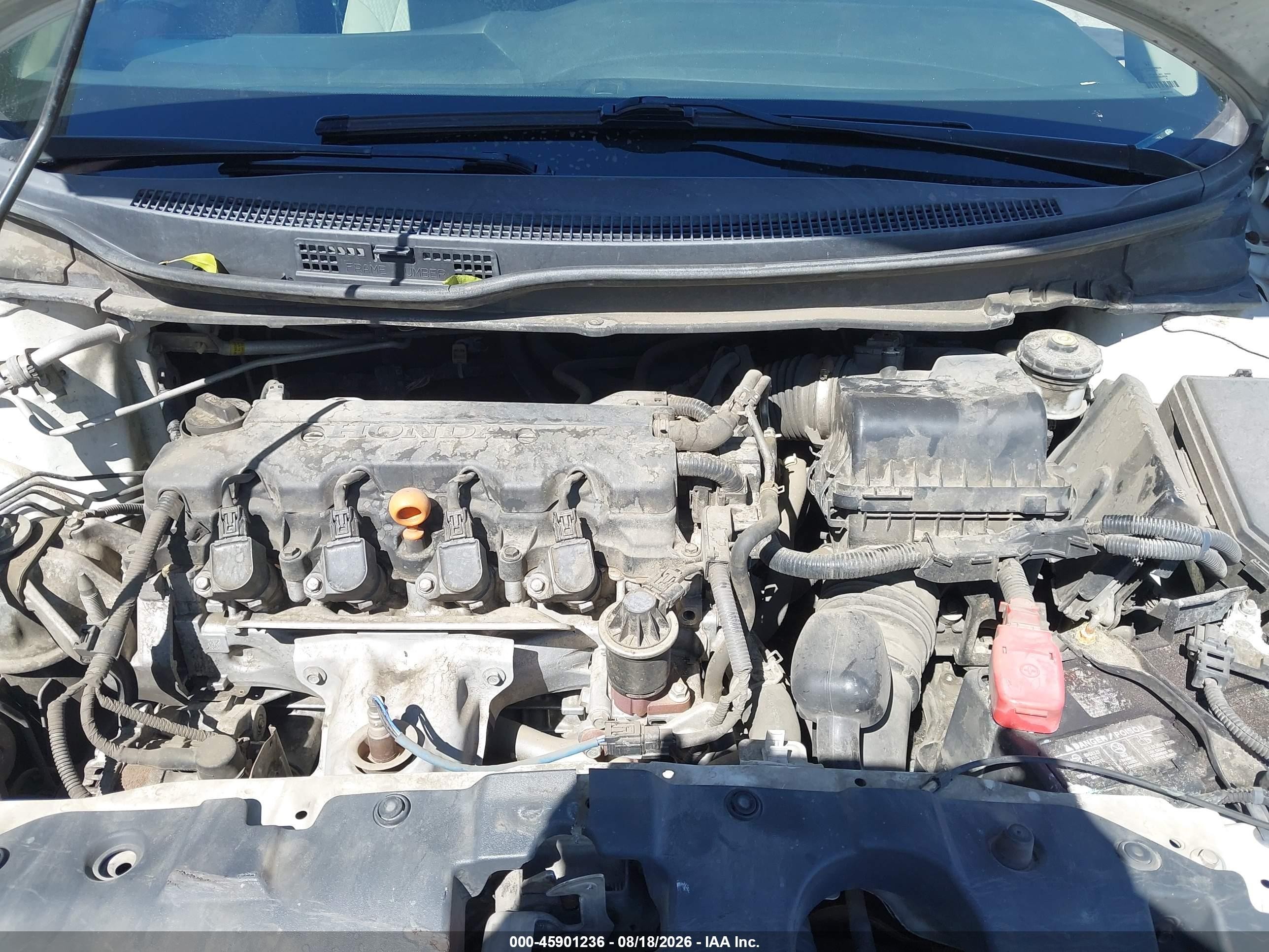 2015 Honda Civic Lx White vin: 19XFB2F55FE704021