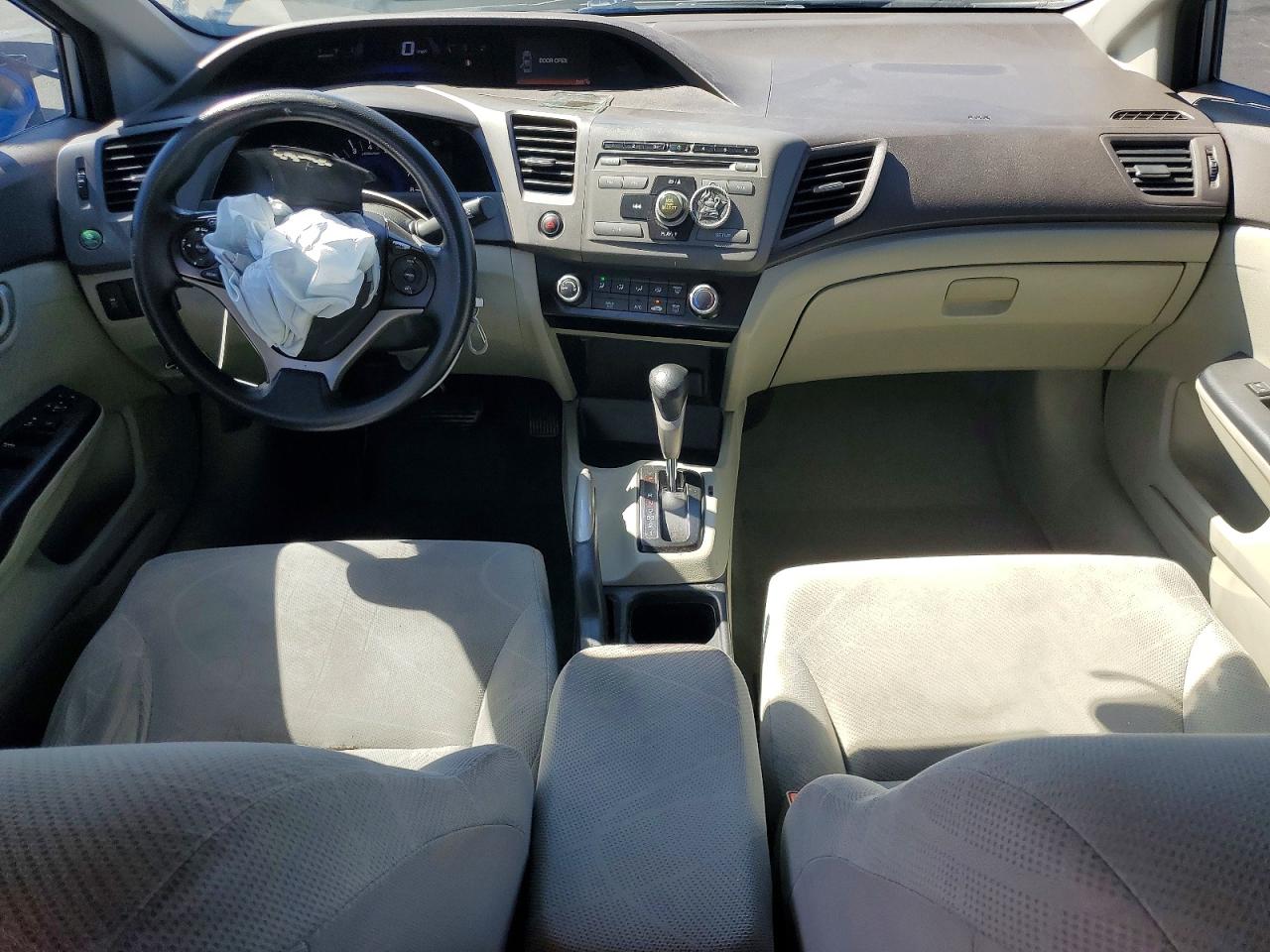 2012 Honda Civic Lx Silver vin: 19XFB2F56CE008716