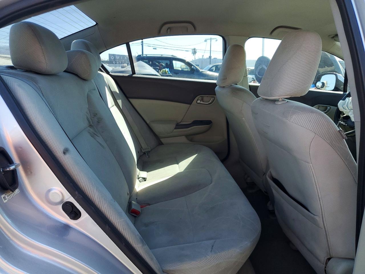 2012 Honda Civic Lx Silver vin: 19XFB2F56CE008716