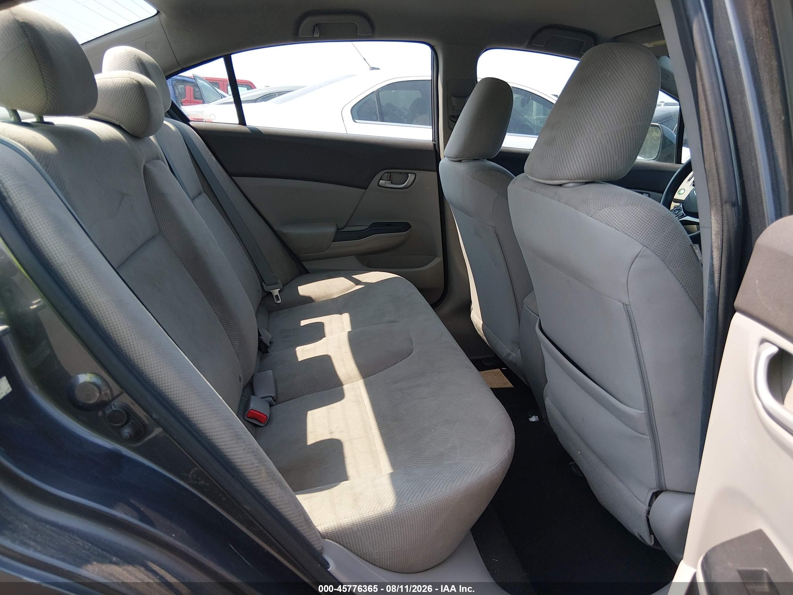 2012 Honda Civic Lx Beige vin: 19XFB2F56CE025371