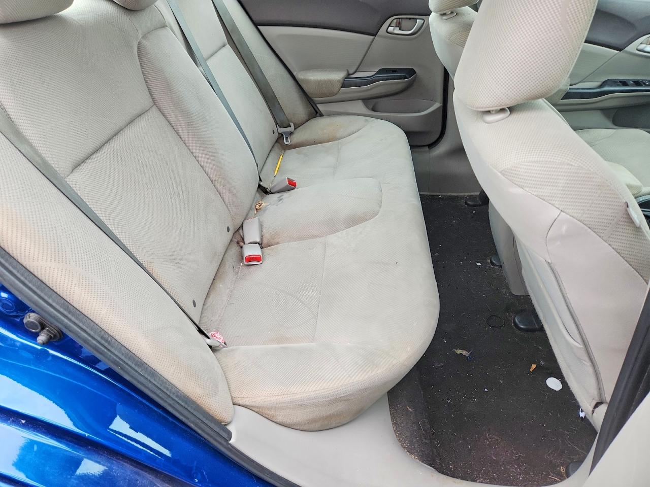 2012 Honda Civic Lx Blue vin: 19XFB2F56CE034216