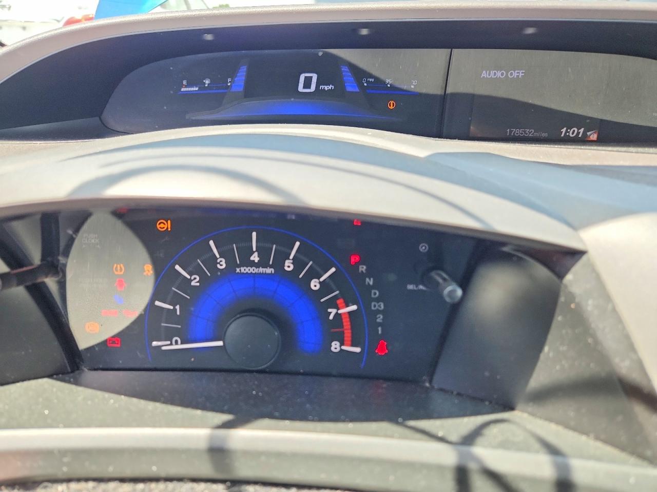 2012 Honda Civic Lx Blue vin: 19XFB2F56CE034216