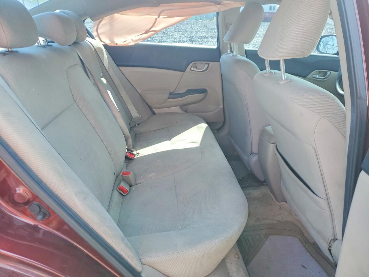 2012 Honda Civic Lx Burgundy vin: 19XFB2F56CE037598