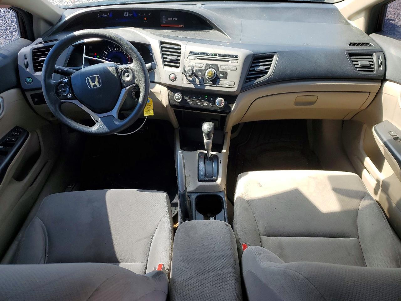2012 Honda Civic Lx Burgundy vin: 19XFB2F56CE037598