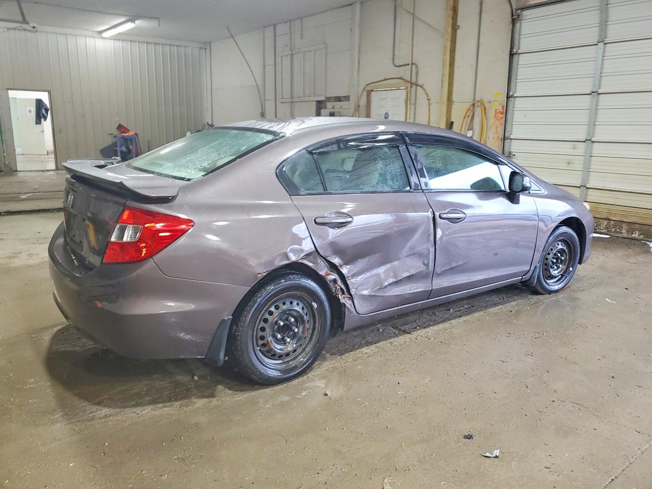2012 Honda Civic Lx Charcoal vin: 19XFB2F56CE053705